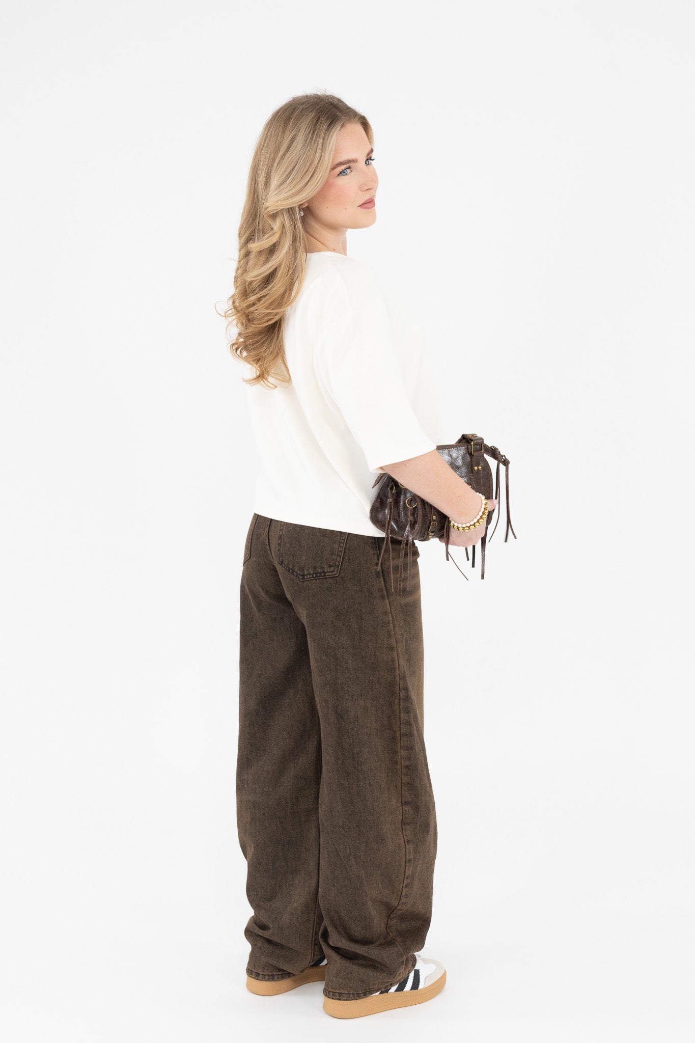 Dusty Wide Leg Jeans