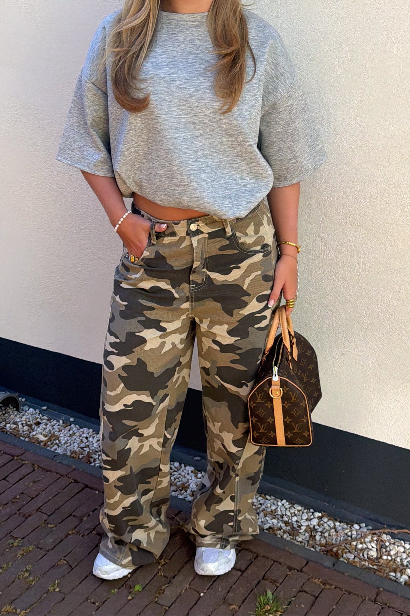 Camo Baggy Fit Jeans