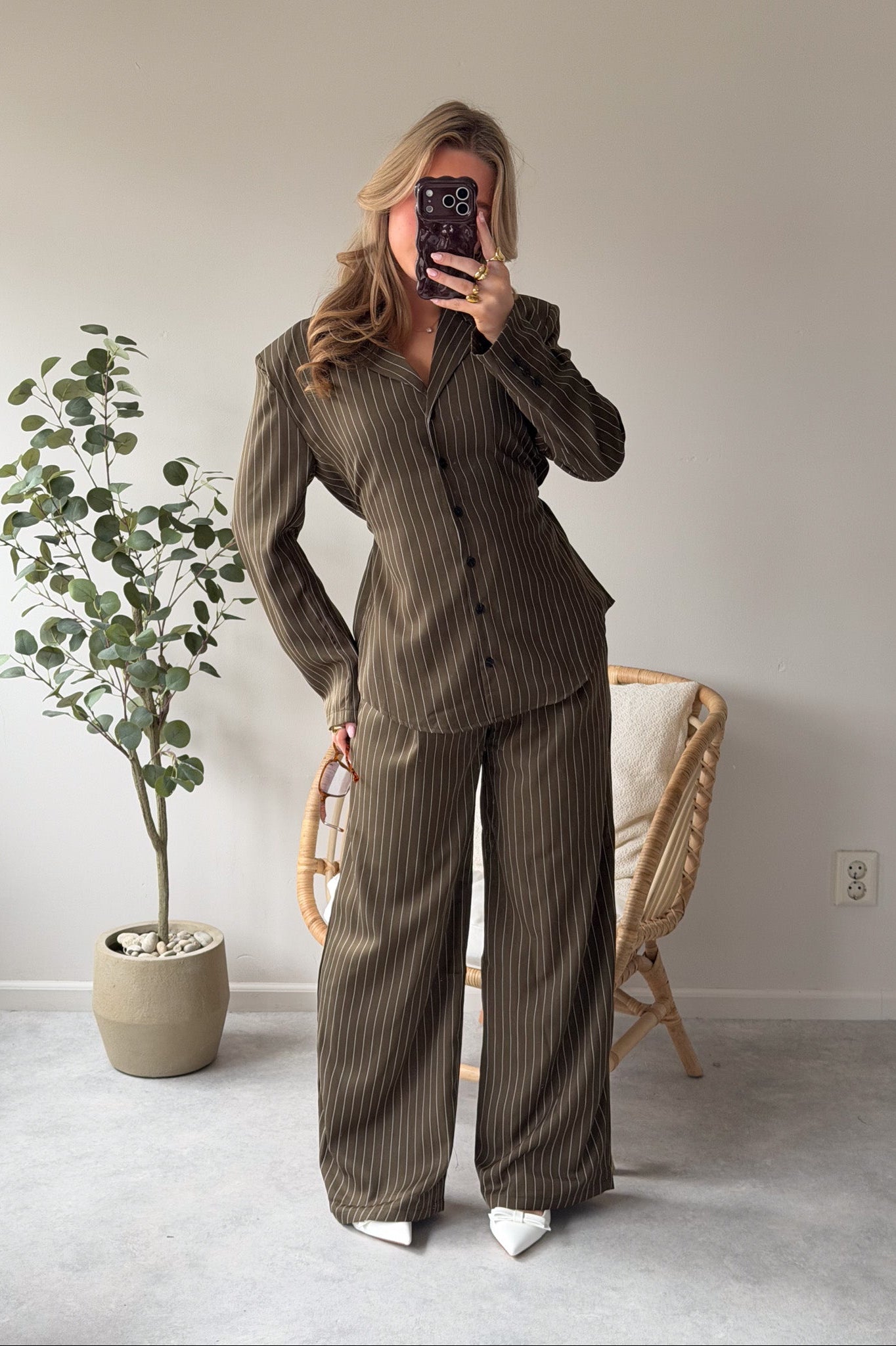 Copenhagen Pinstripe Blouse