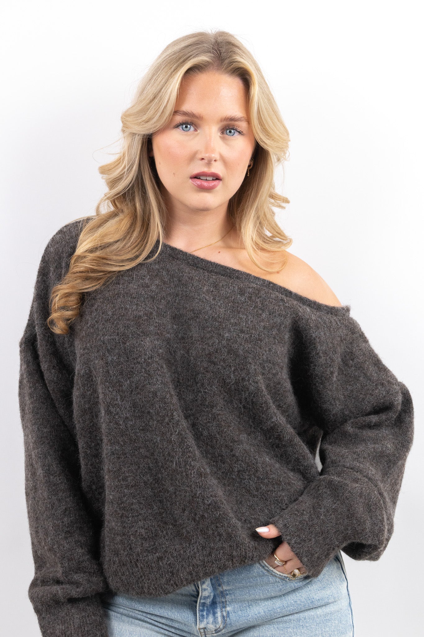 Cozy Off-Shoulder Knit