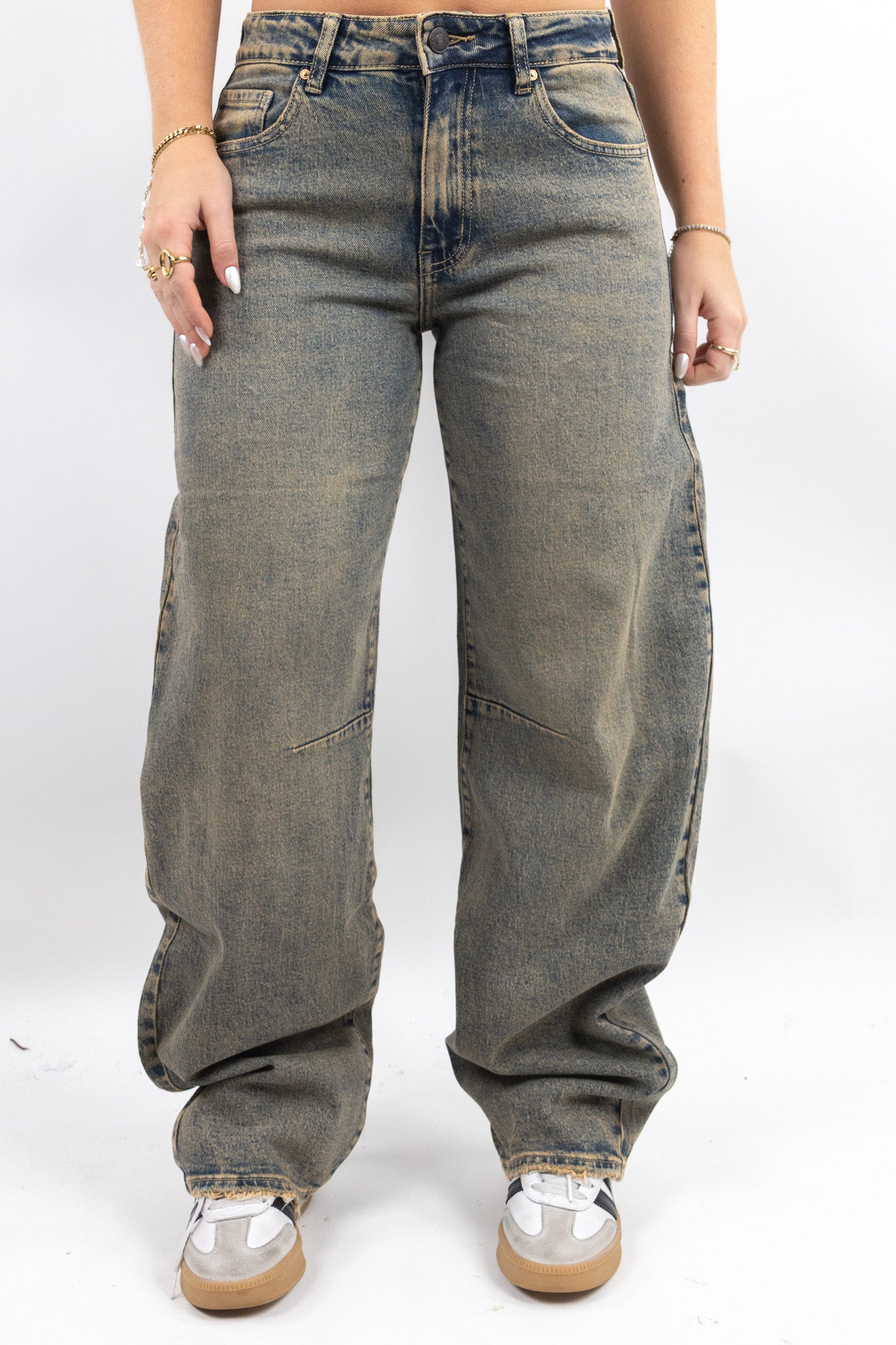 Gaia balloon jeans - stretch