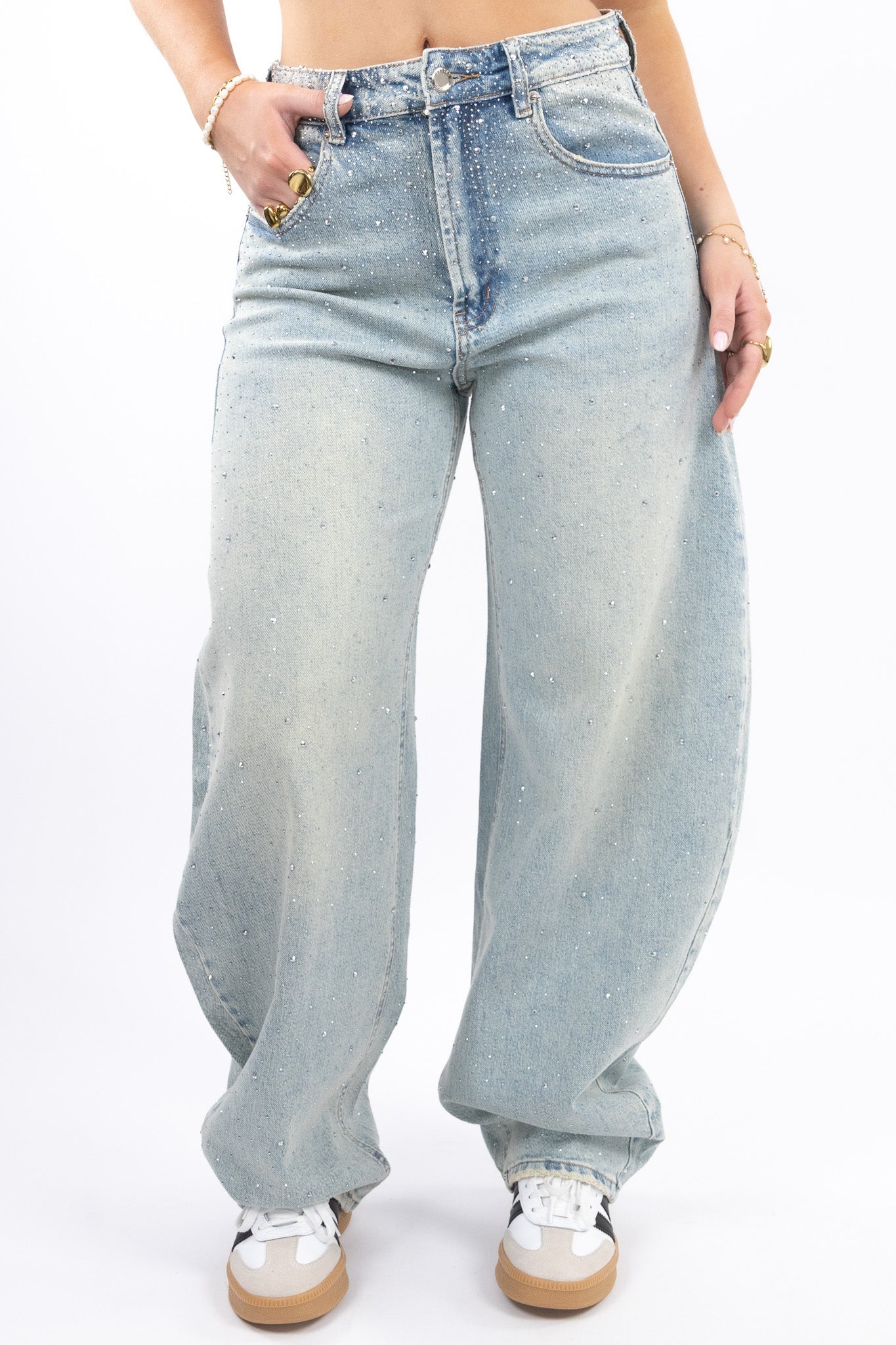 Bella Glitter Balloon Jeans