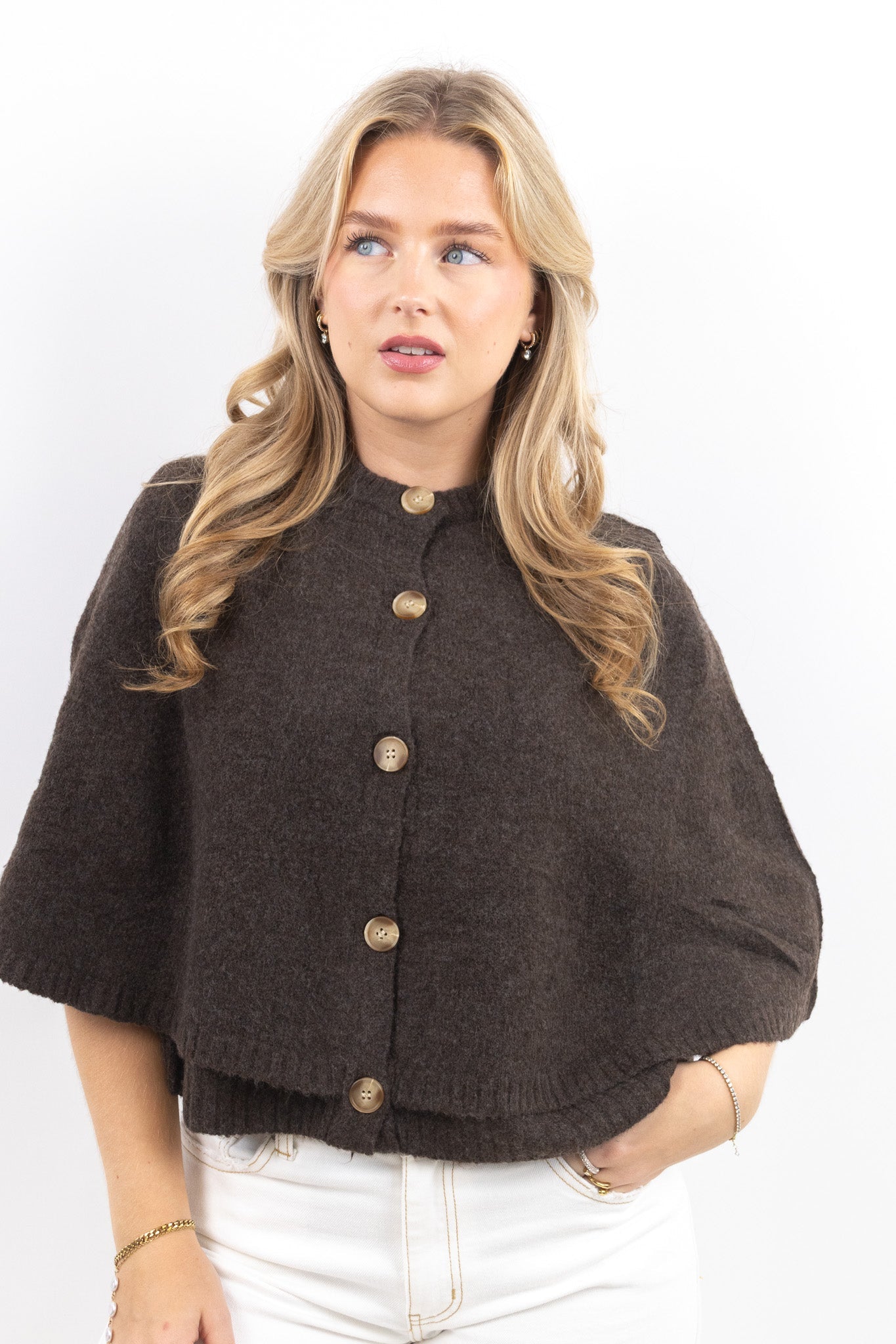 Soft Touch Button Cape