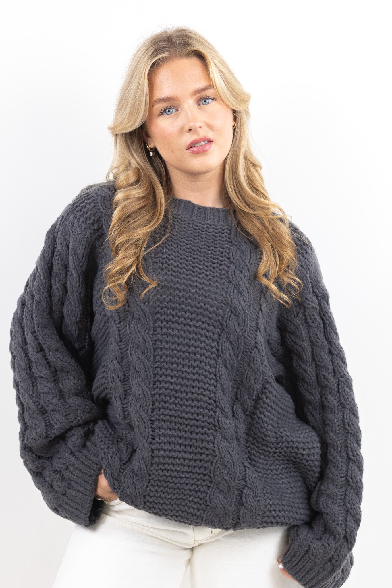 Chunky Cable Knit Sweater