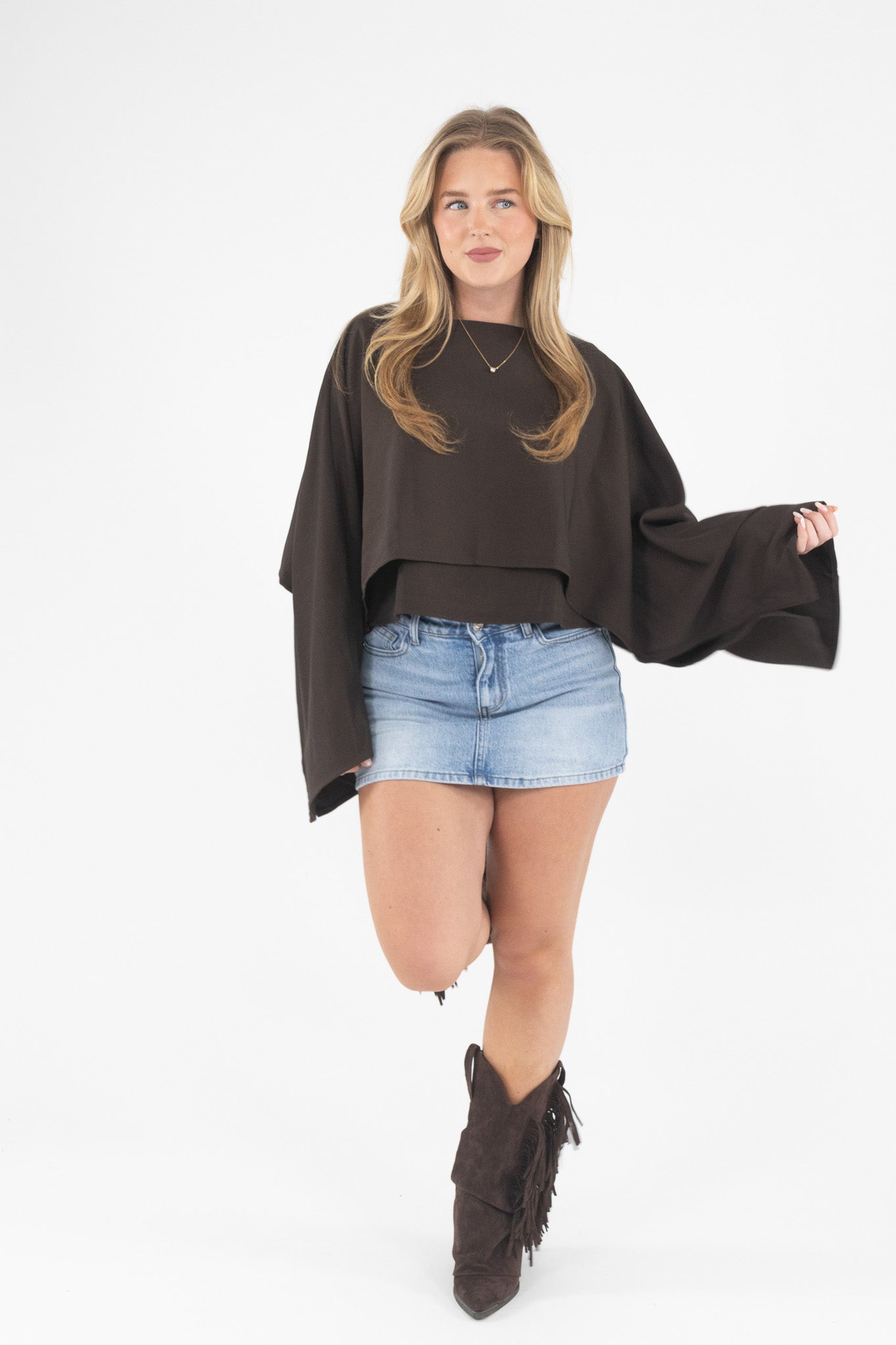 Layered Long Sleeve Top