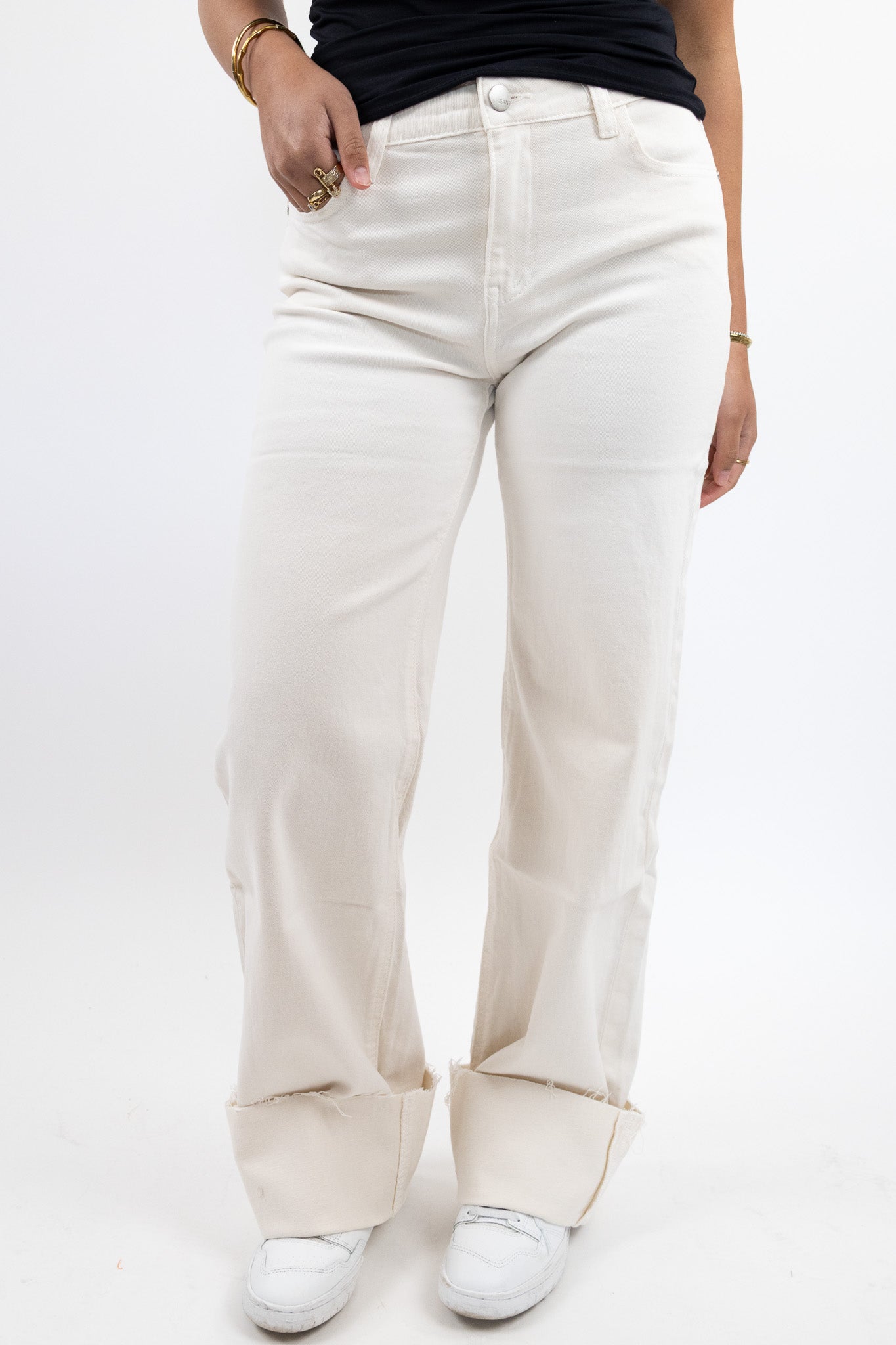 Ruby wide leg jeans - stretch