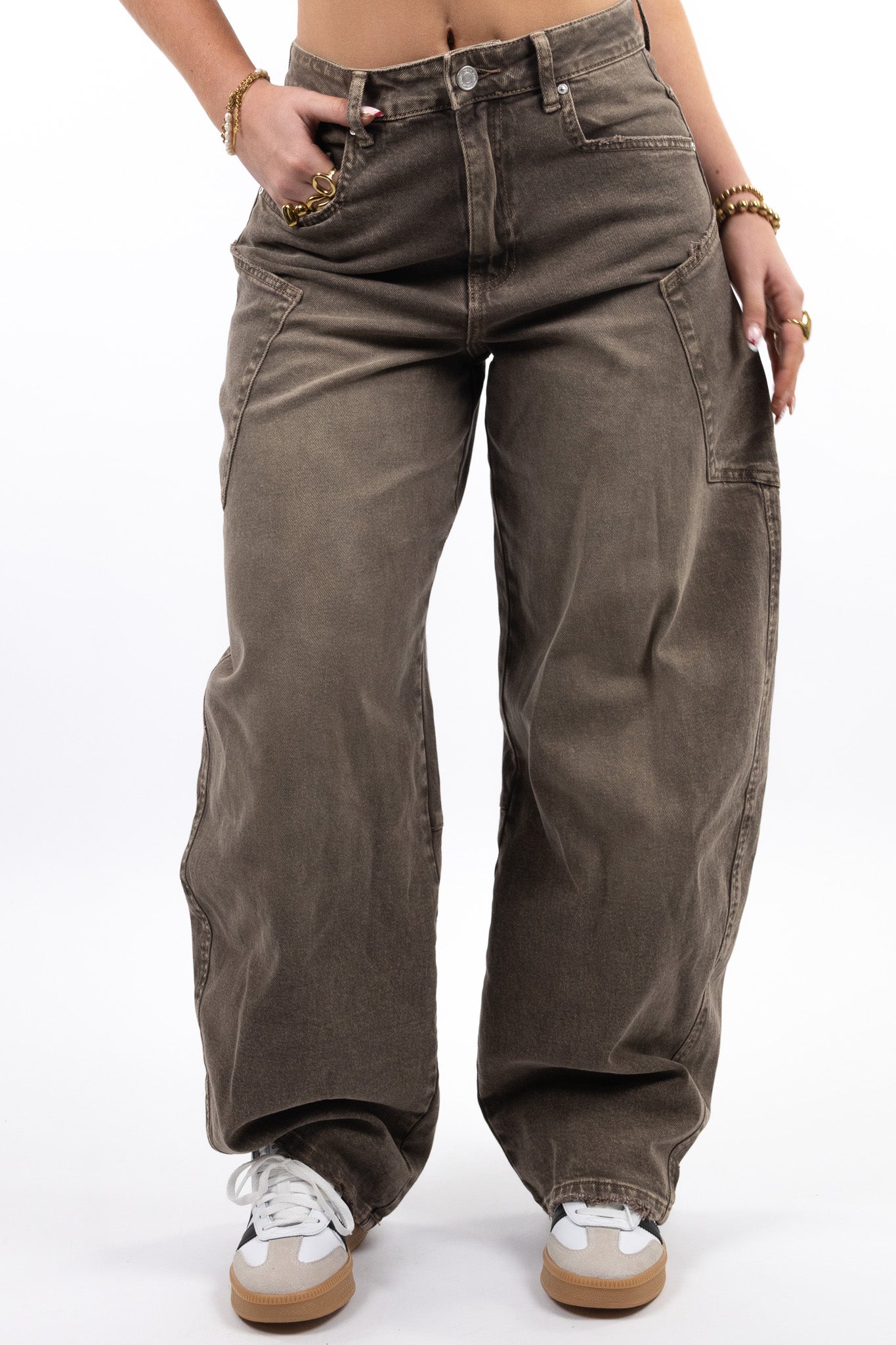 Brooklyn Cargo Balloon Jeans