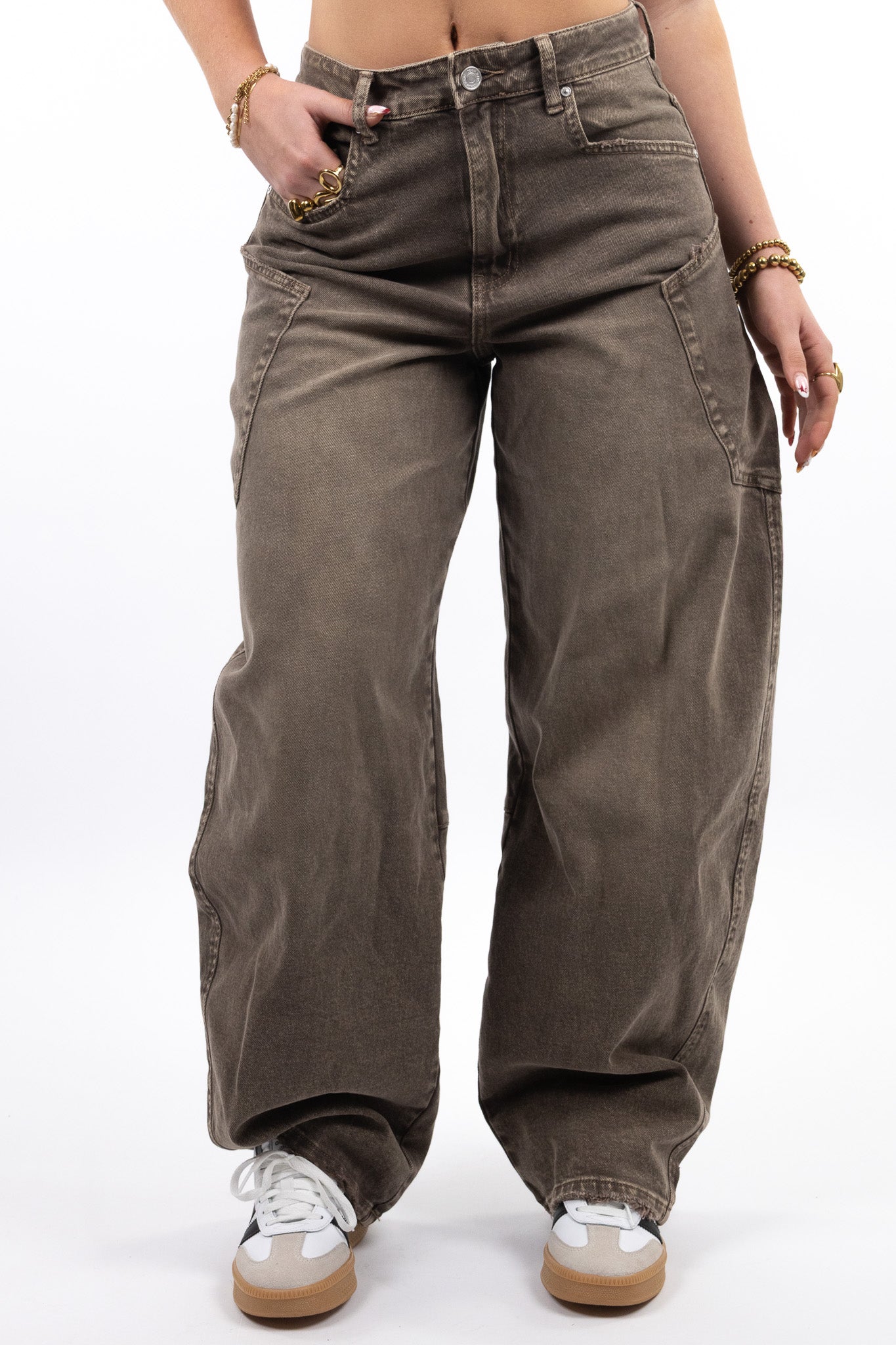 Brooklyn Cargo Balloon Jeans