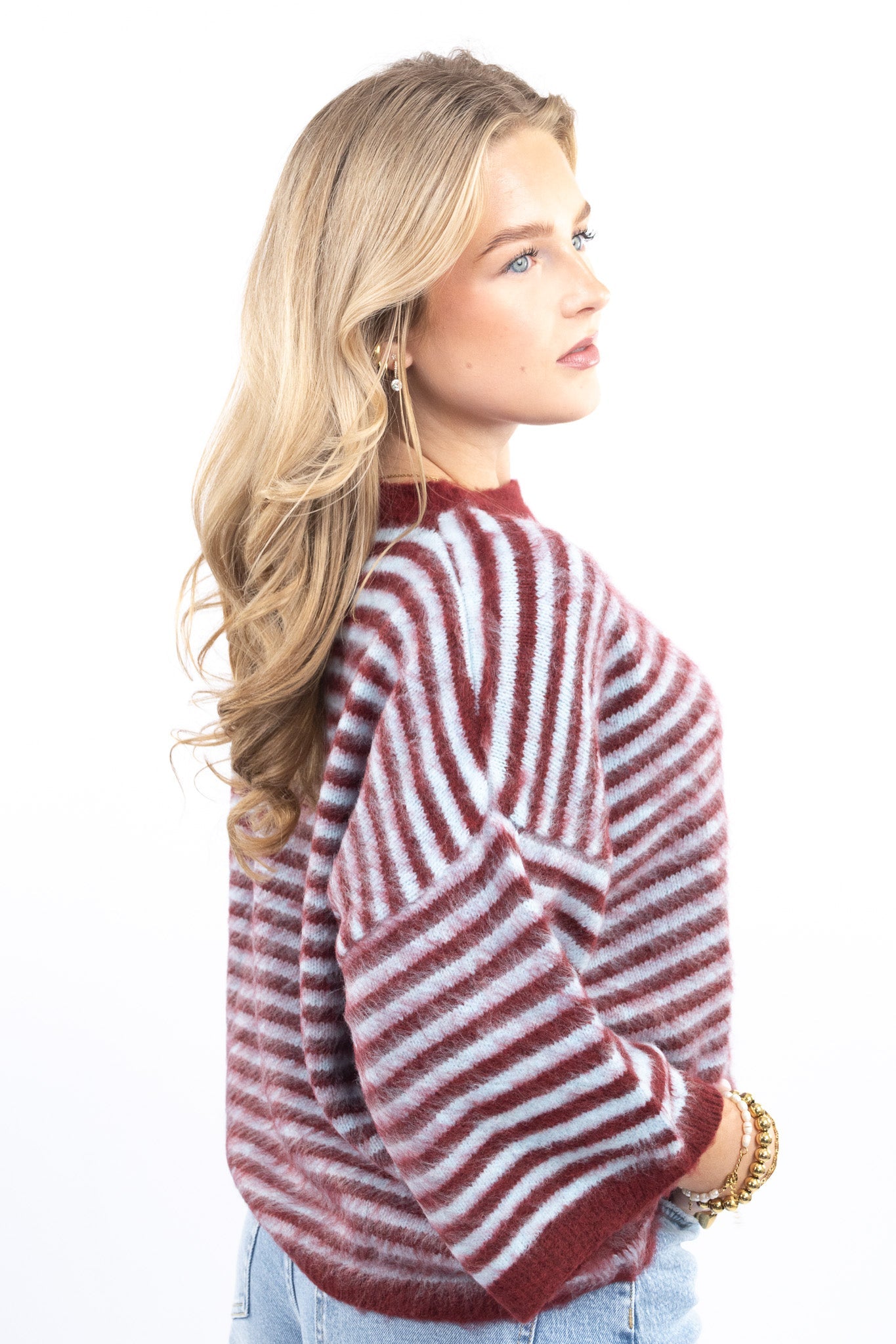 Boxy Striped Knit
