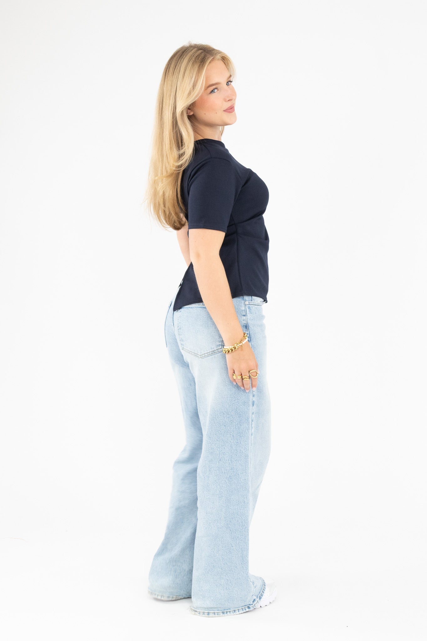 Shaped Basic T-Shirt