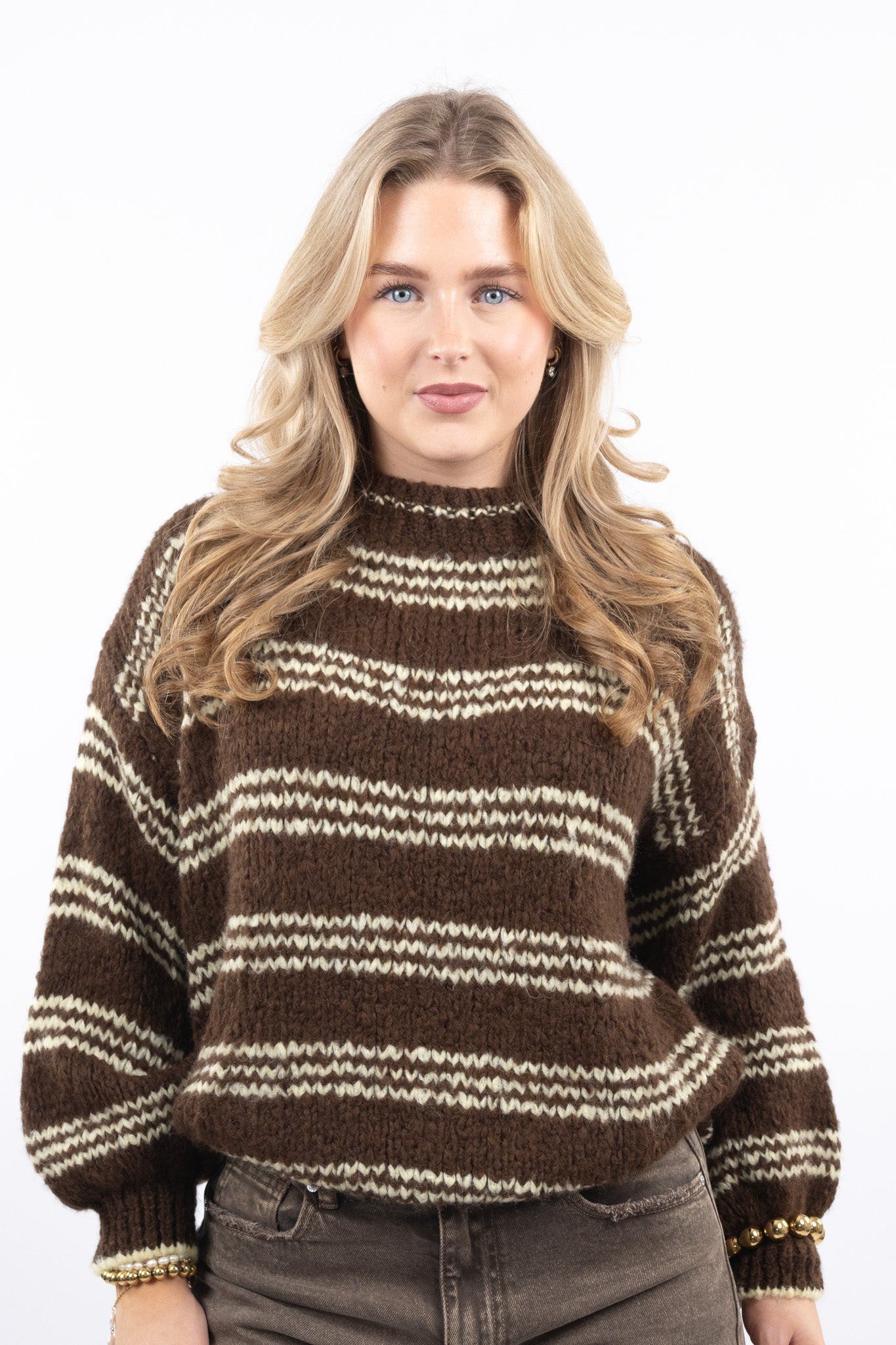 Chunky Striped Knit