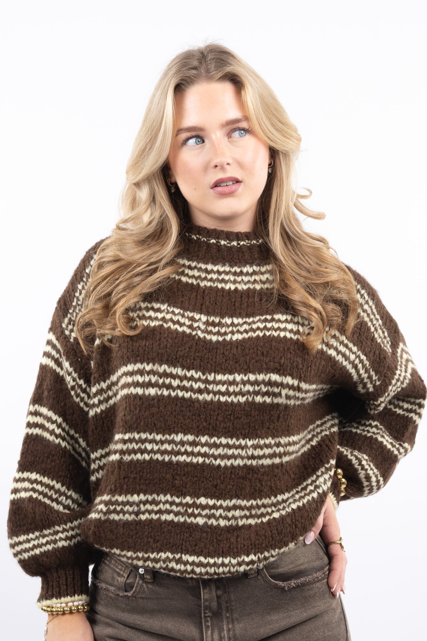 Chunky Striped Knit