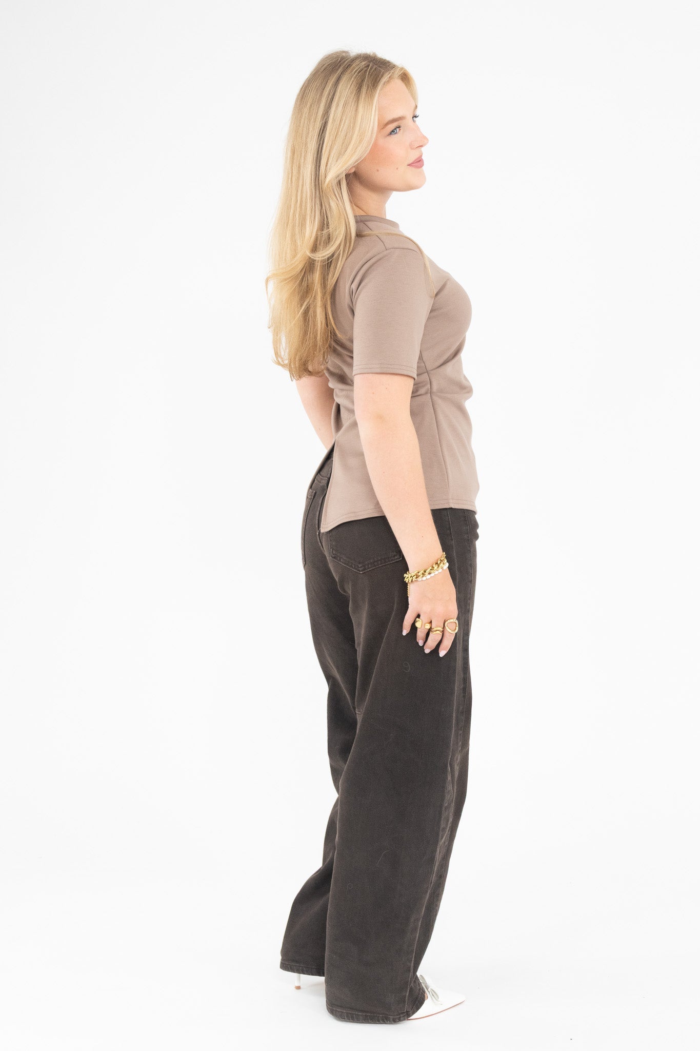 Shaped Basic T-Shirt