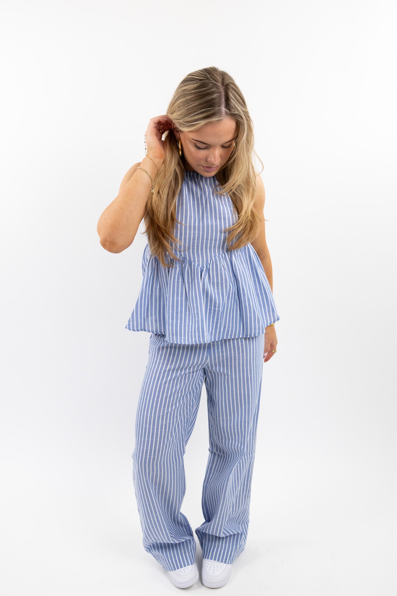 Joy striped two piece