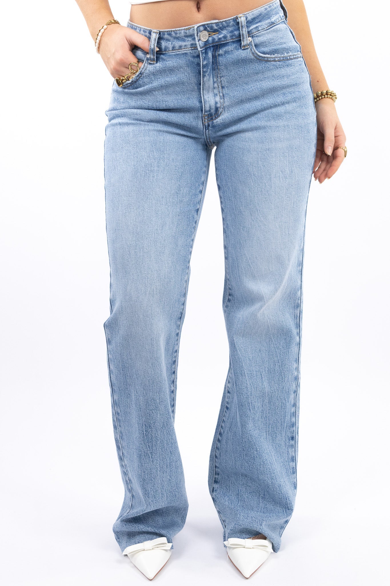 Mae Mid Waist Jeans