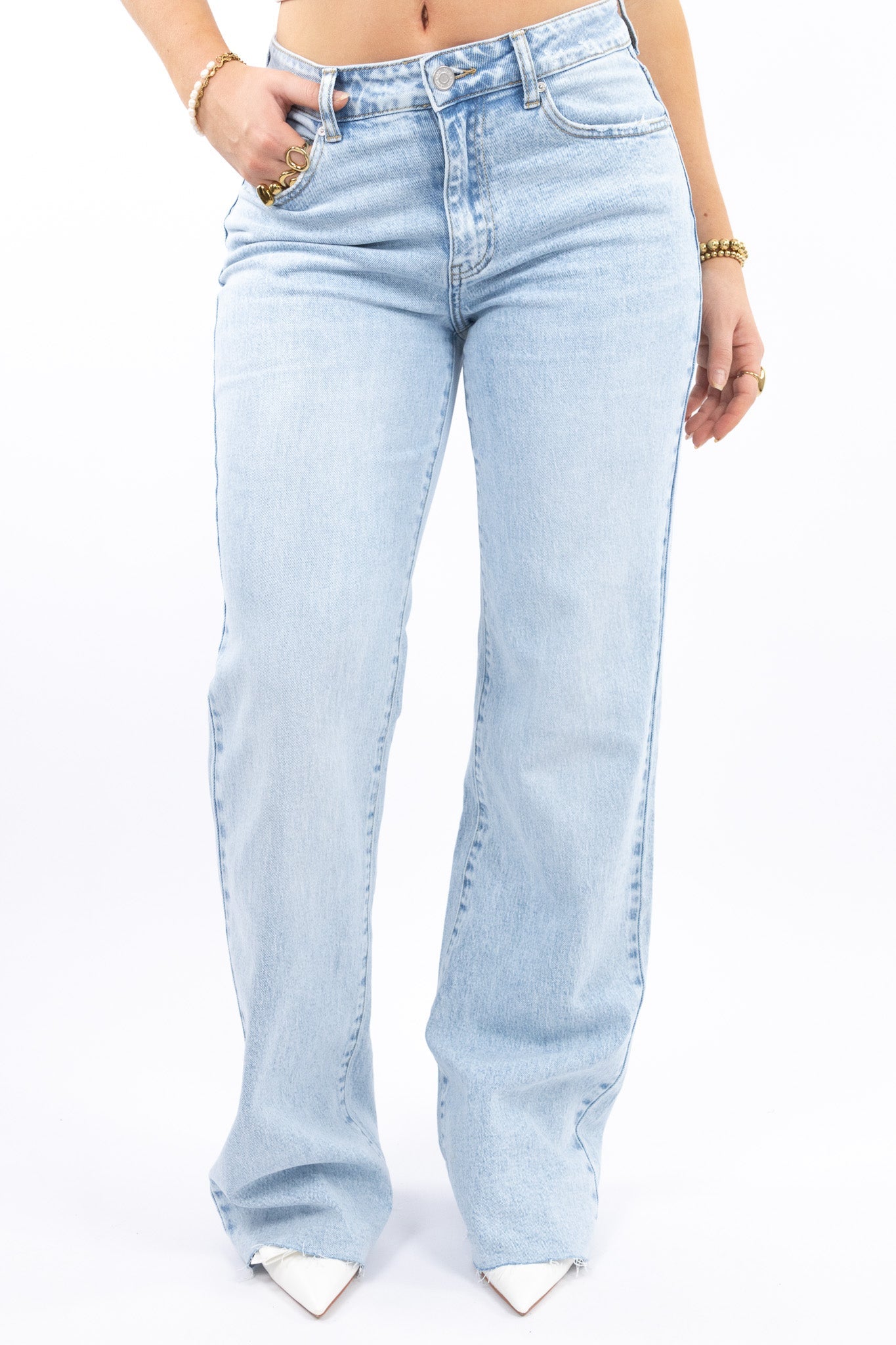 Mae Mid Waist Jeans