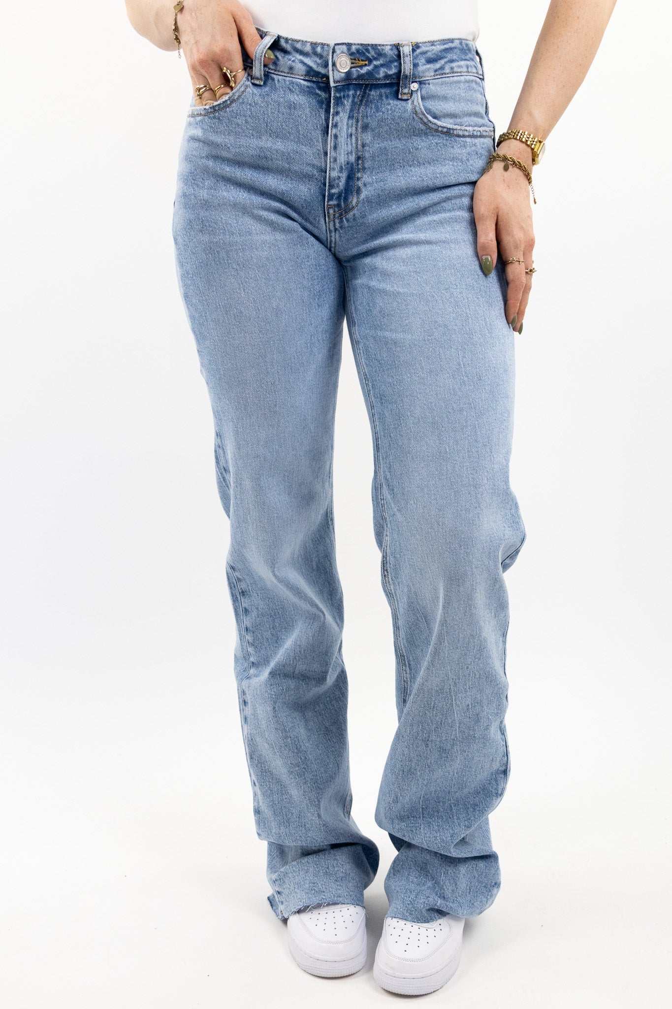 Leah mid waist jeans tall - stretch