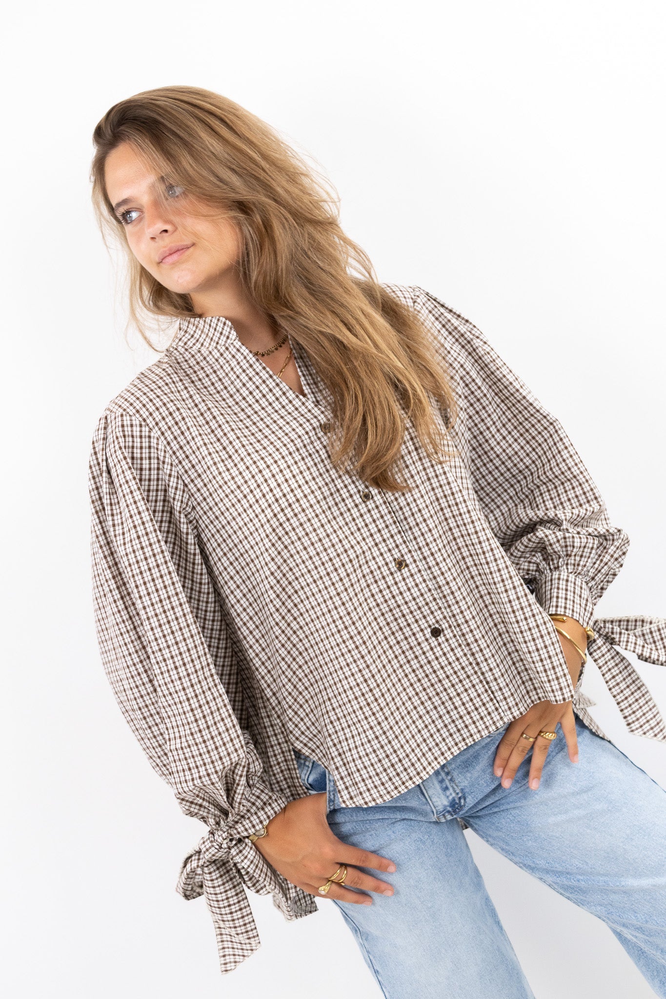 Bow Sleeve Blouse