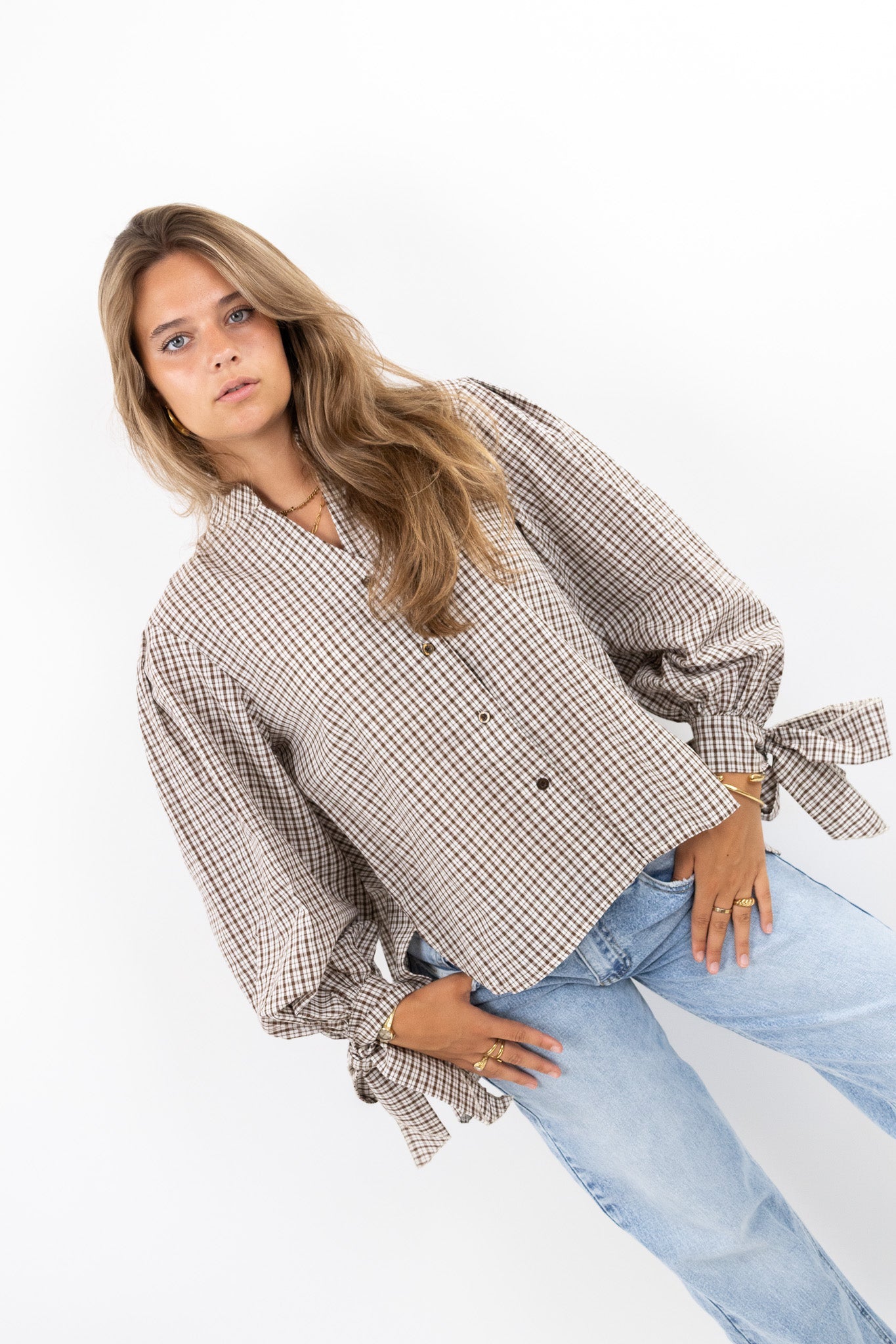 Bow Sleeve Blouse