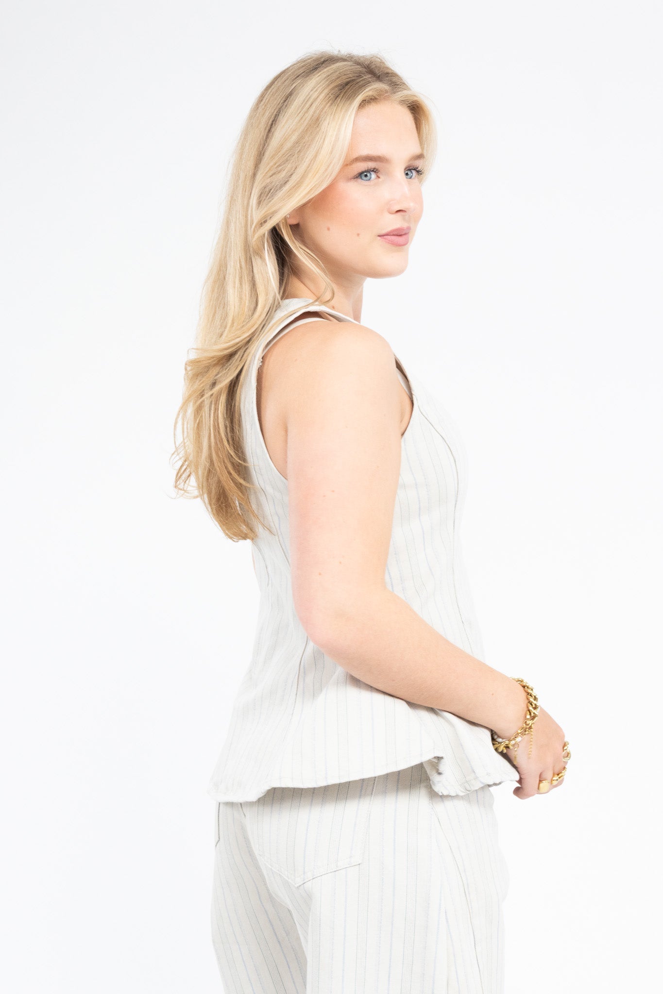 Camille Peplum Top