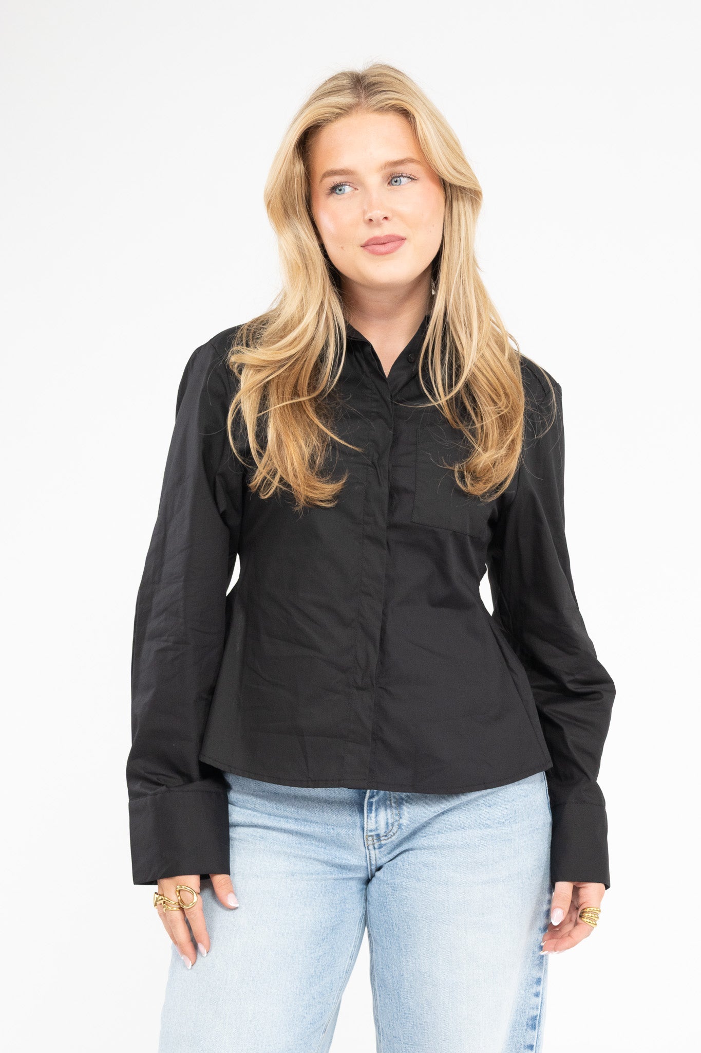 Open Back Blouse