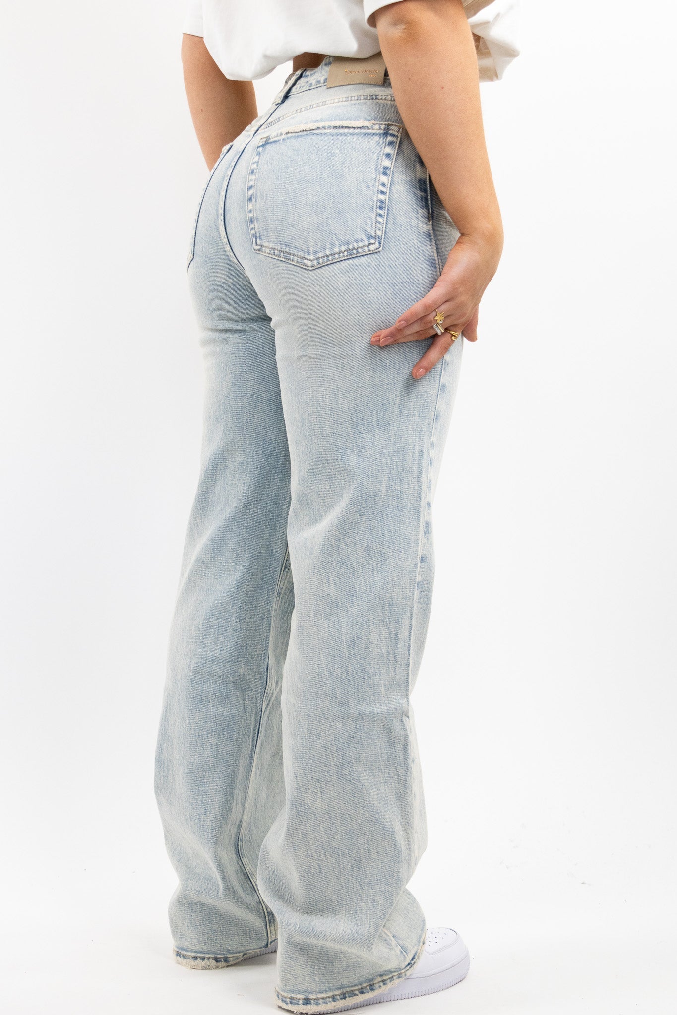 Ziva wide leg jeans - stretch