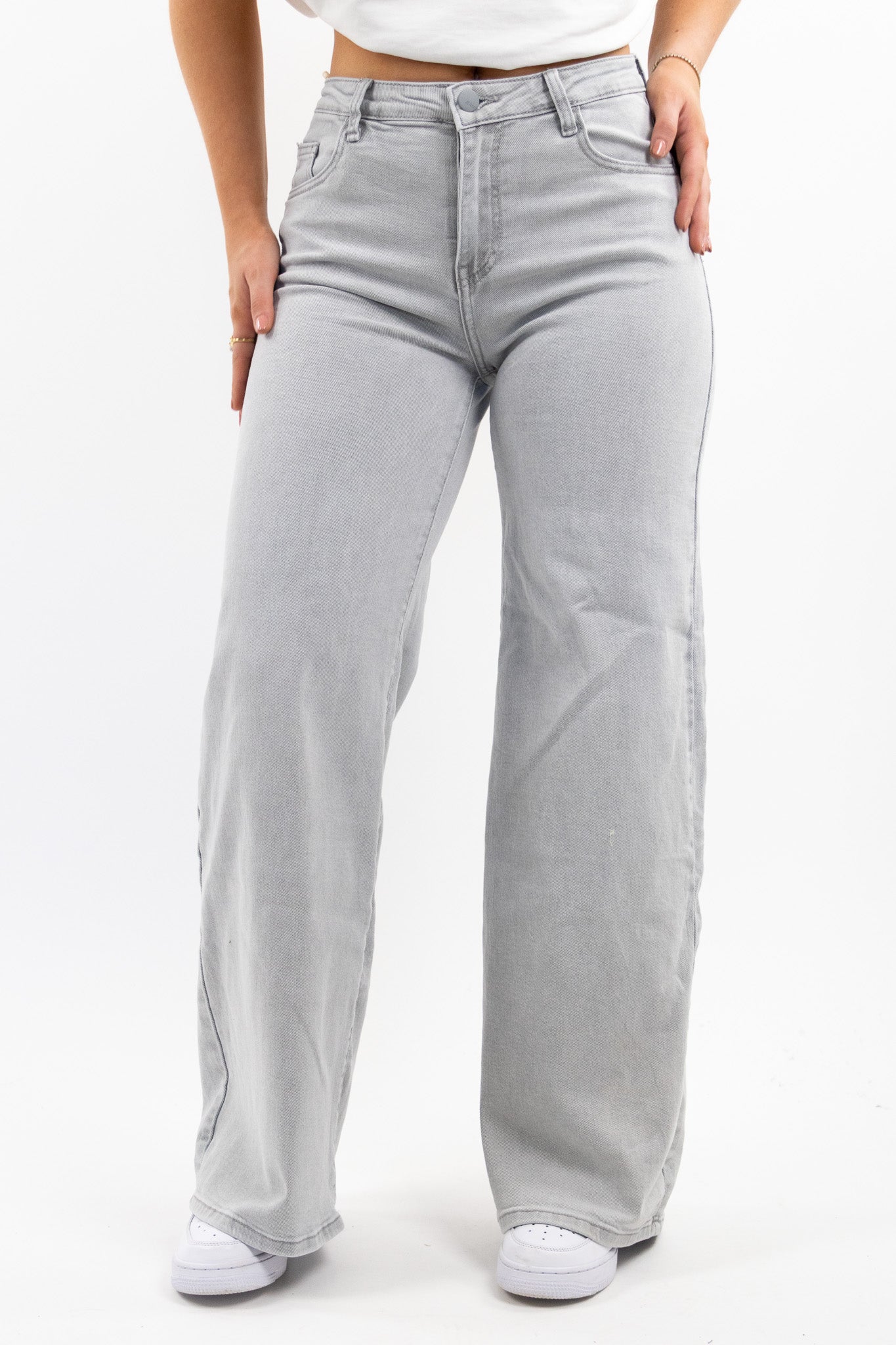 Noor wide leg jeans - stretch