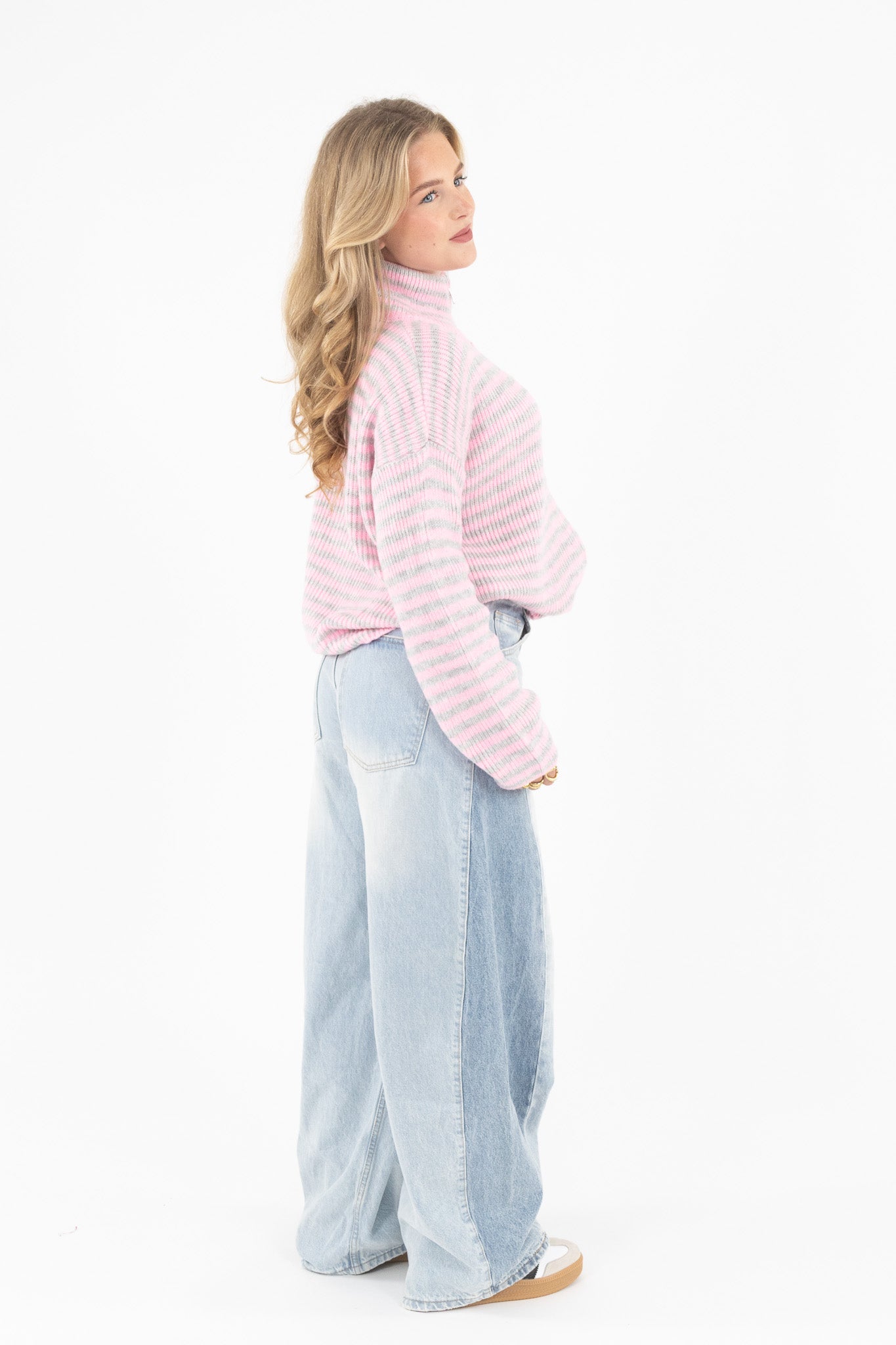 Ribbed Zip Cardigan