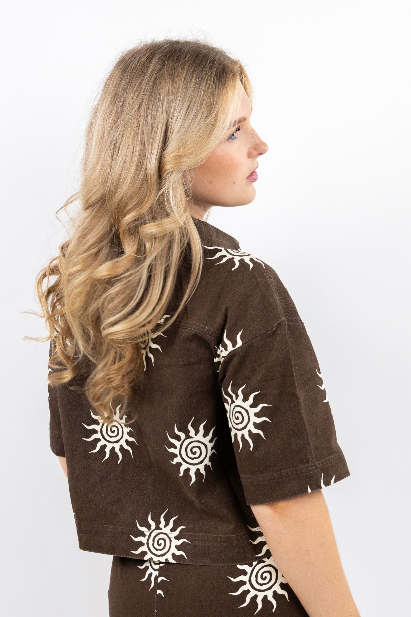 Sun swirl blouse
