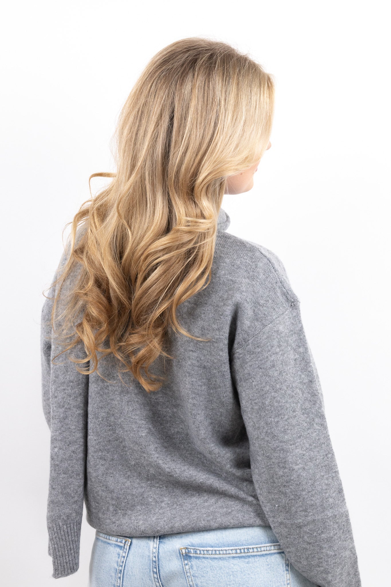 Cozy Scarf Detail Knit