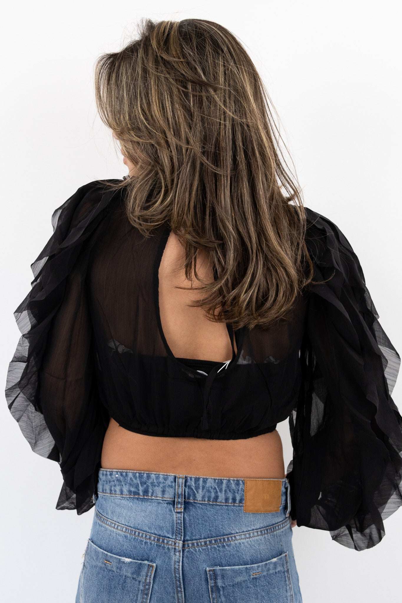Volant blouse