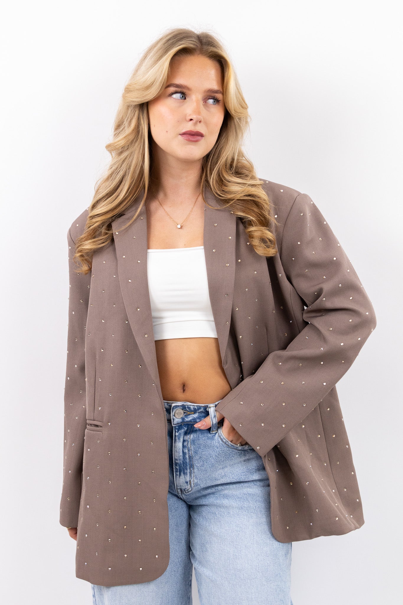 Stud Glow Blazer