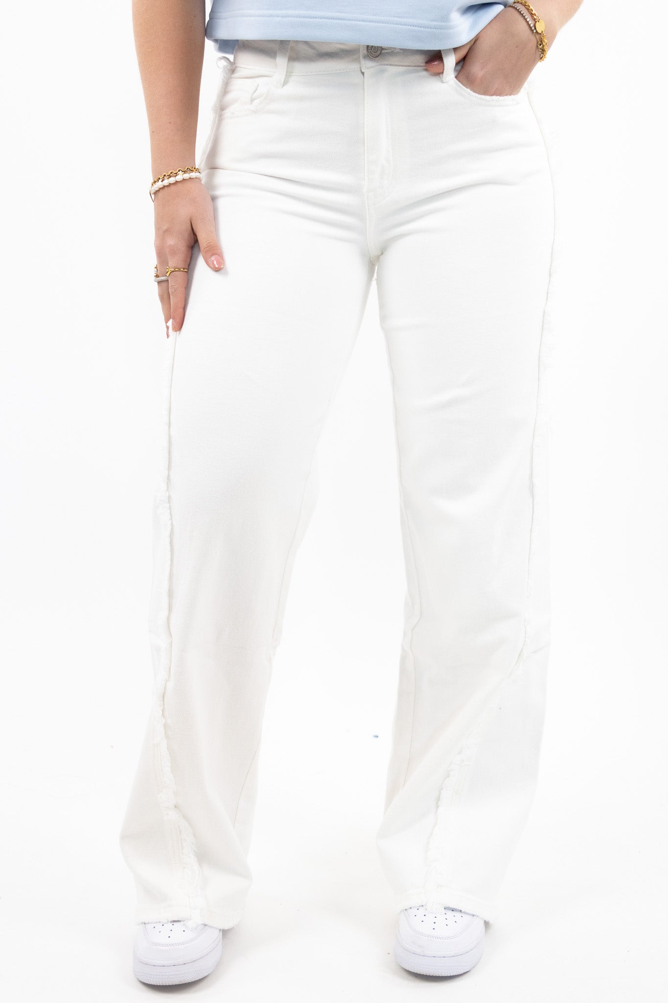 Britt wide leg jeans - stretch