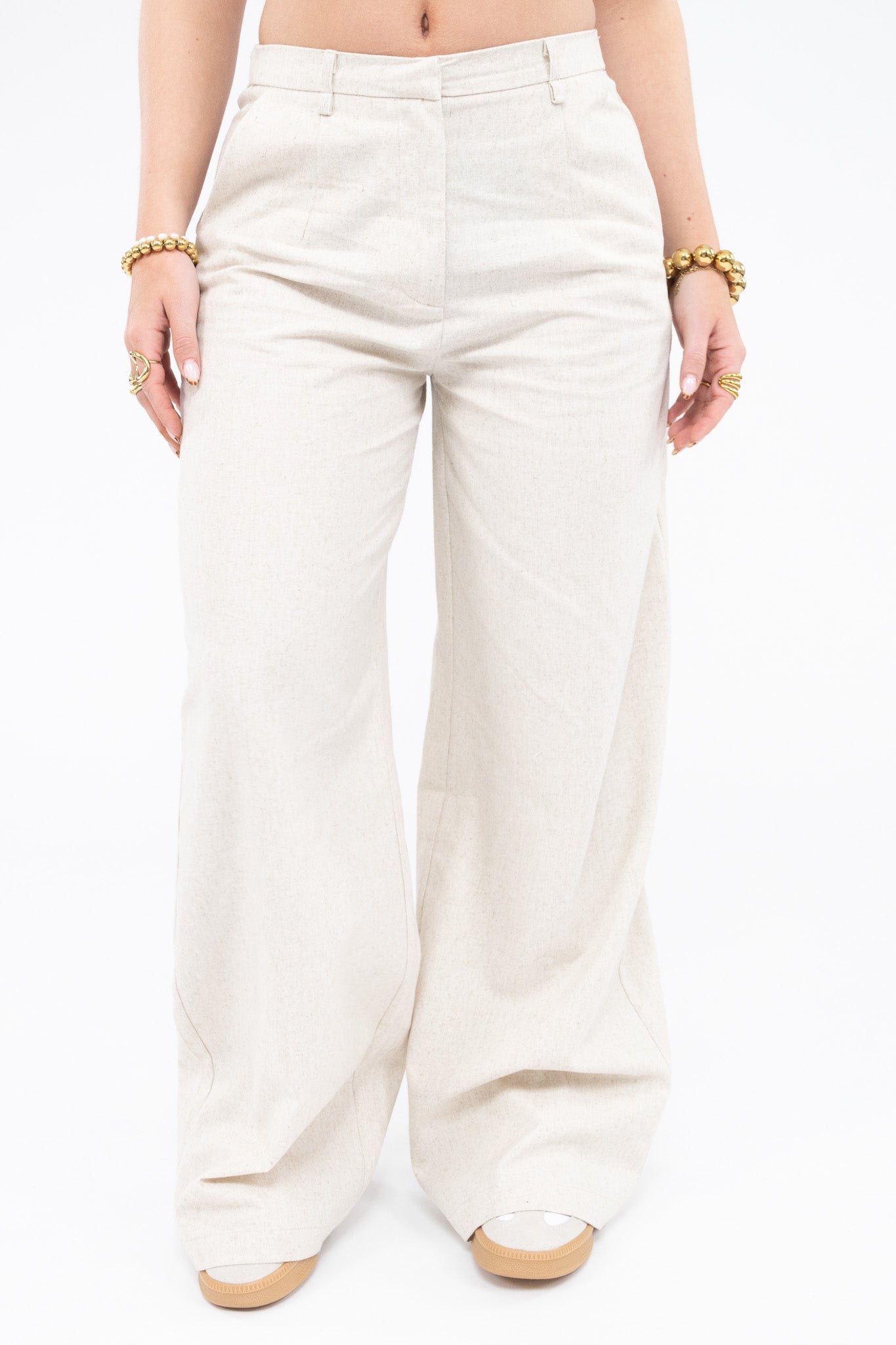 Linen Wide Leg Pants
