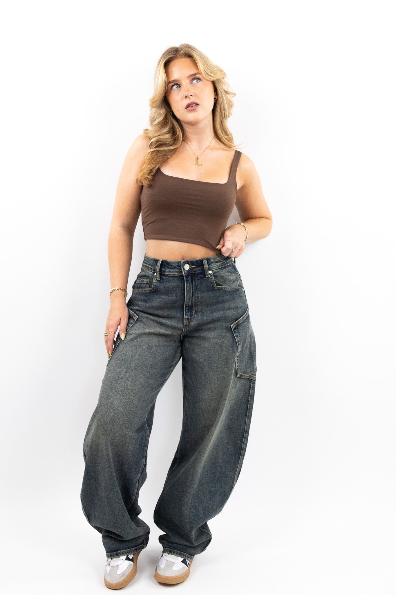 Brooklyn Cargo Balloon Jeans