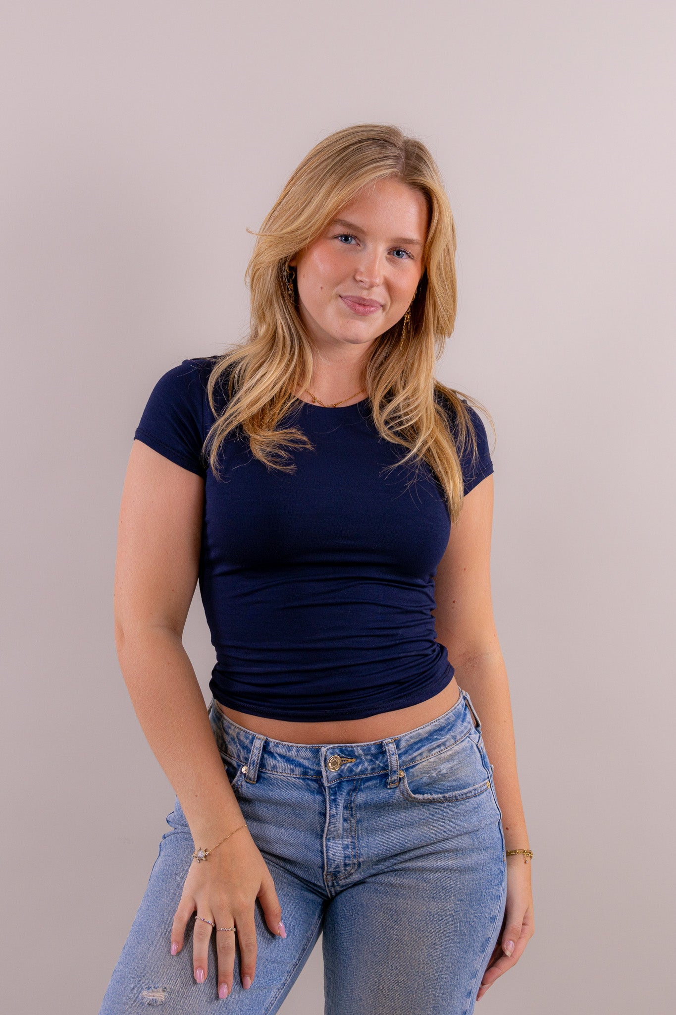 Leah essential top - Short sleeve