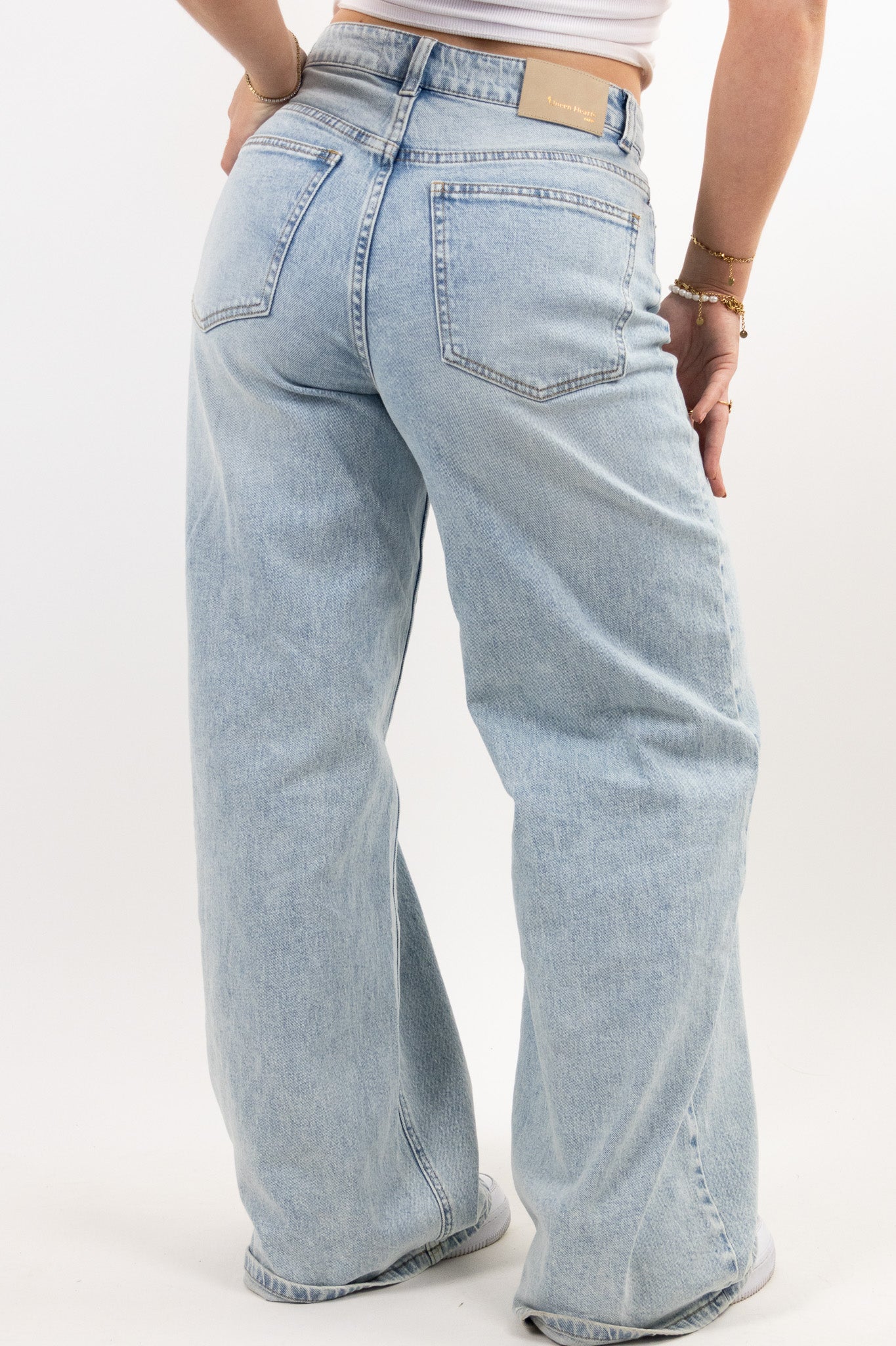 Rope loose fit jeans