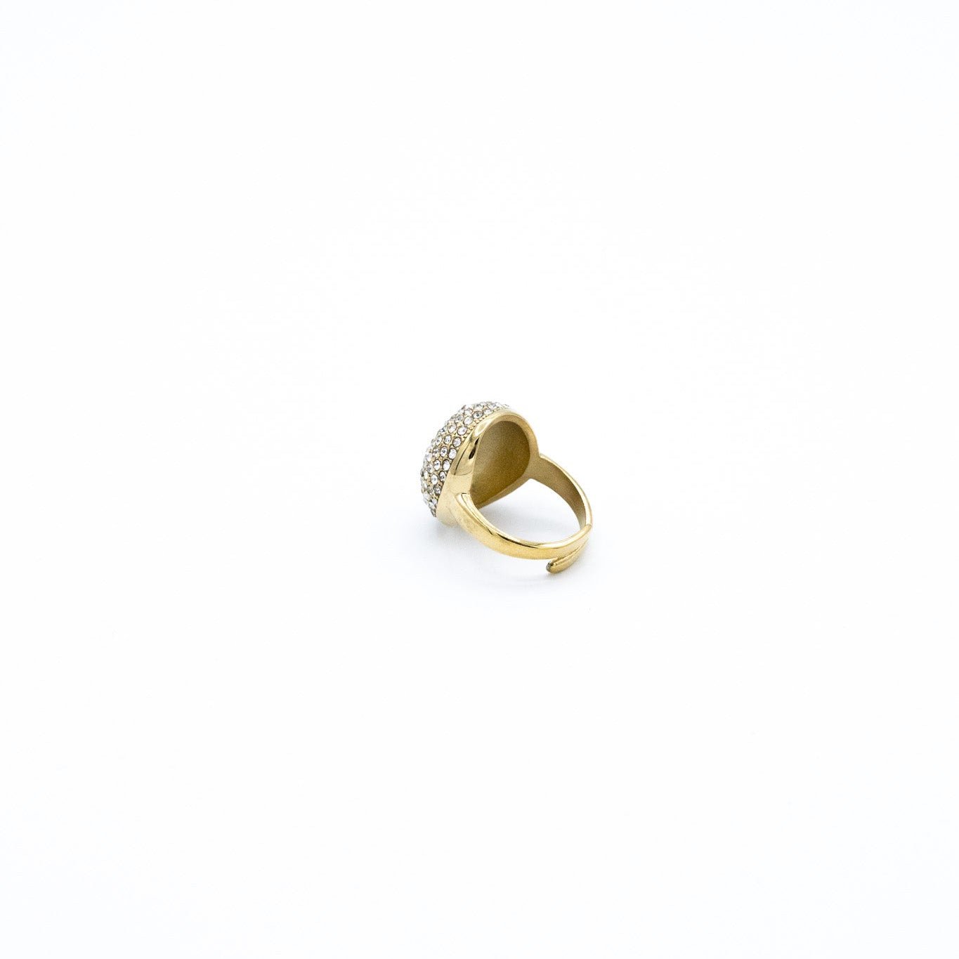 Glitter Oval Ring