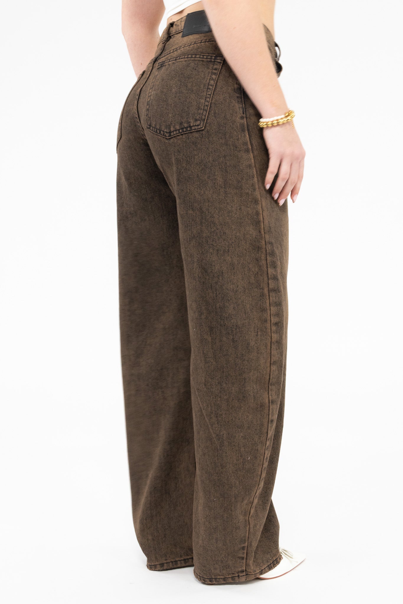 Dusty Wide Leg Jeans