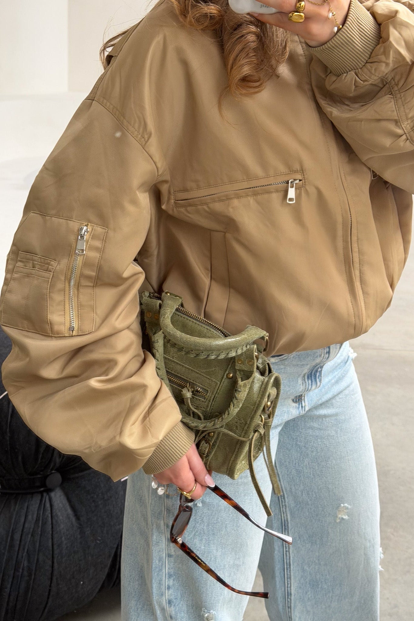 Classic Oversized Bomber