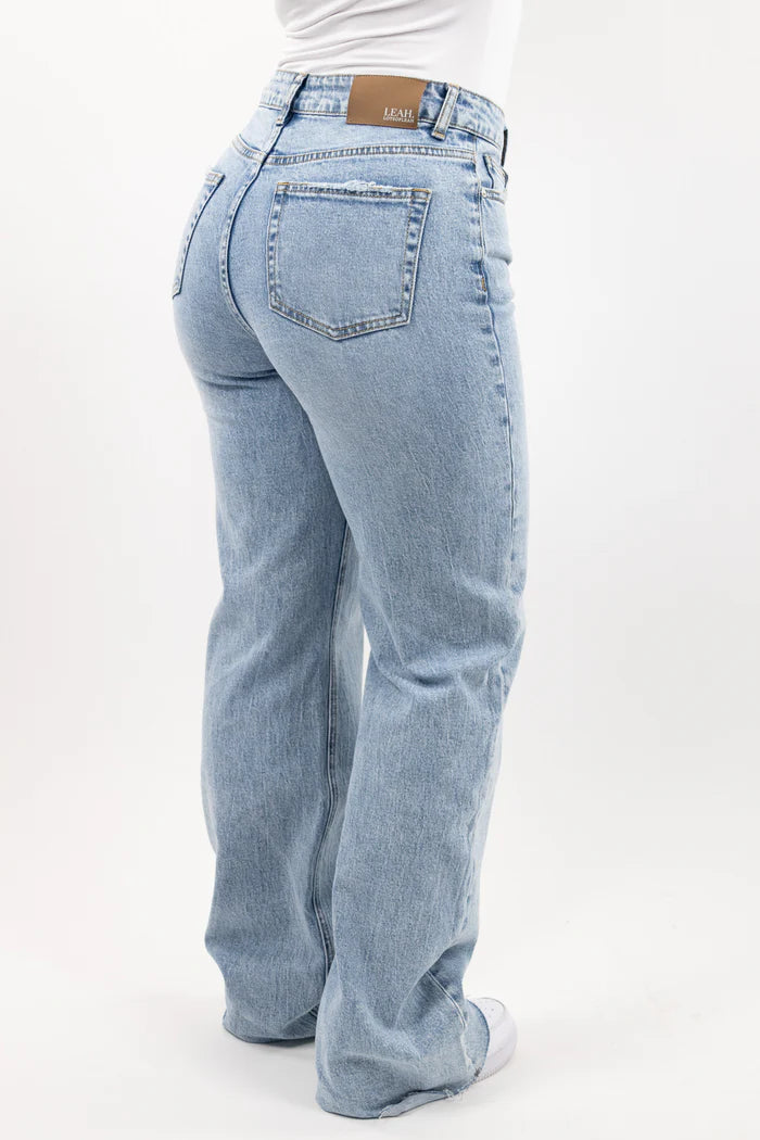 Leah wide leg jeans - stretch