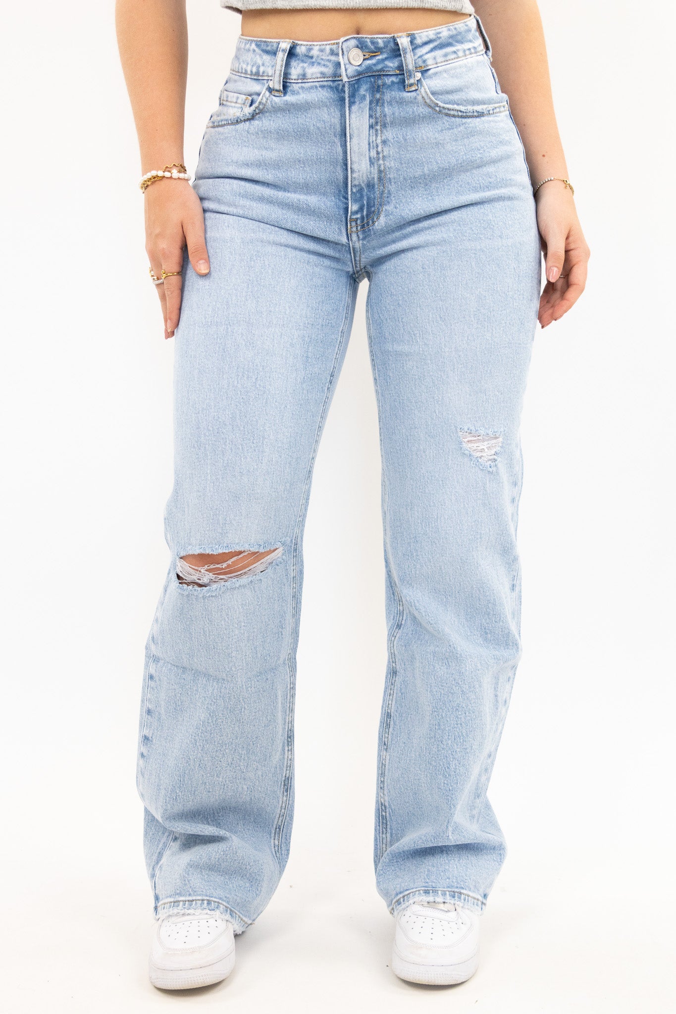 Maelis wide leg jeans - stretch