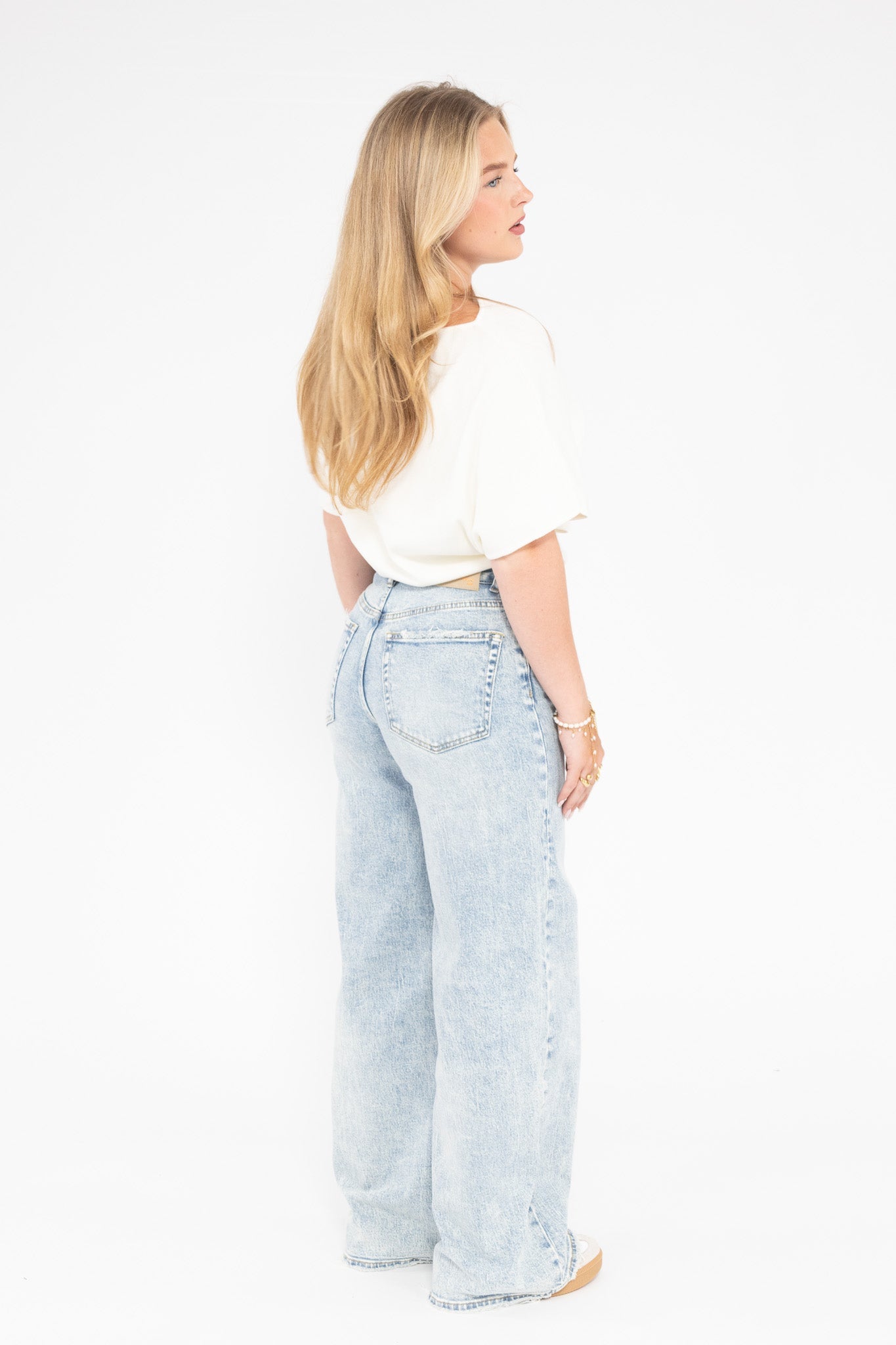 Basic Fold Over Jeans