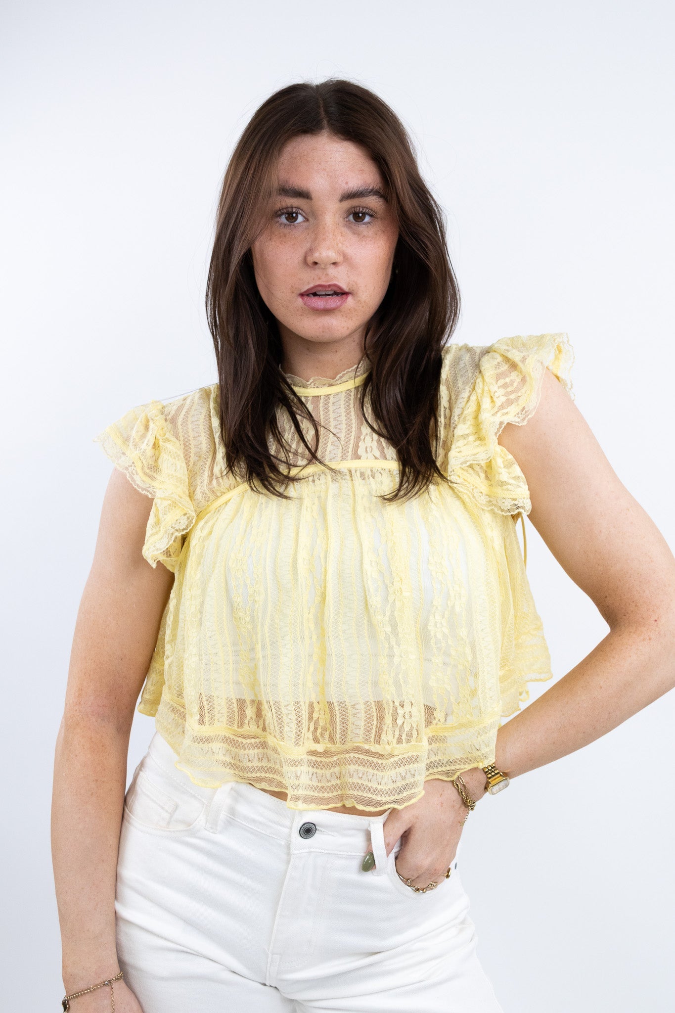 Blossom lace top