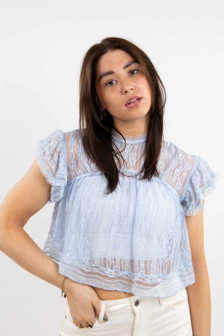 Blossom lace top
