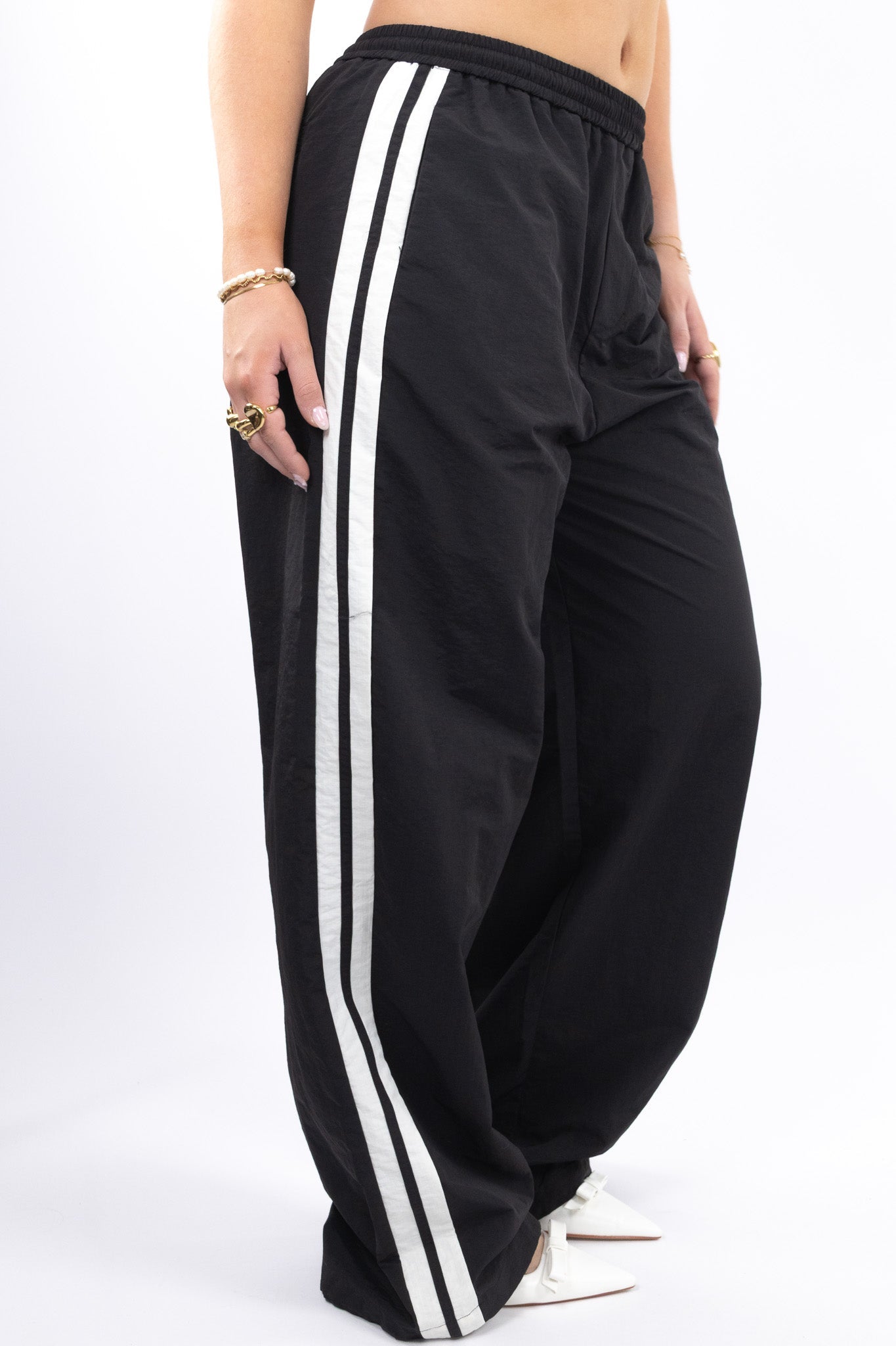 Sporty Wide Leg Pants