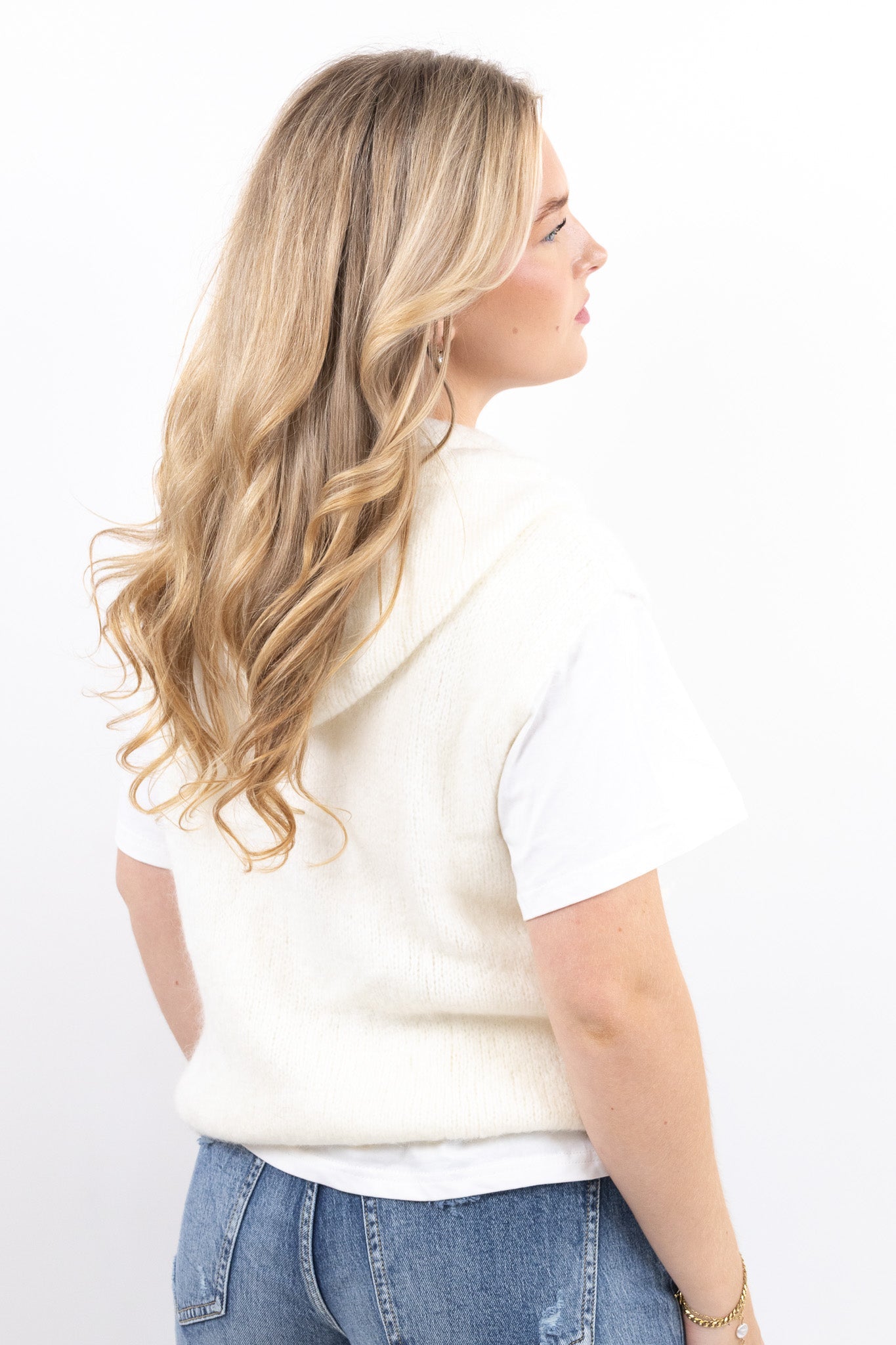 Comfy Hooded Knit Vest