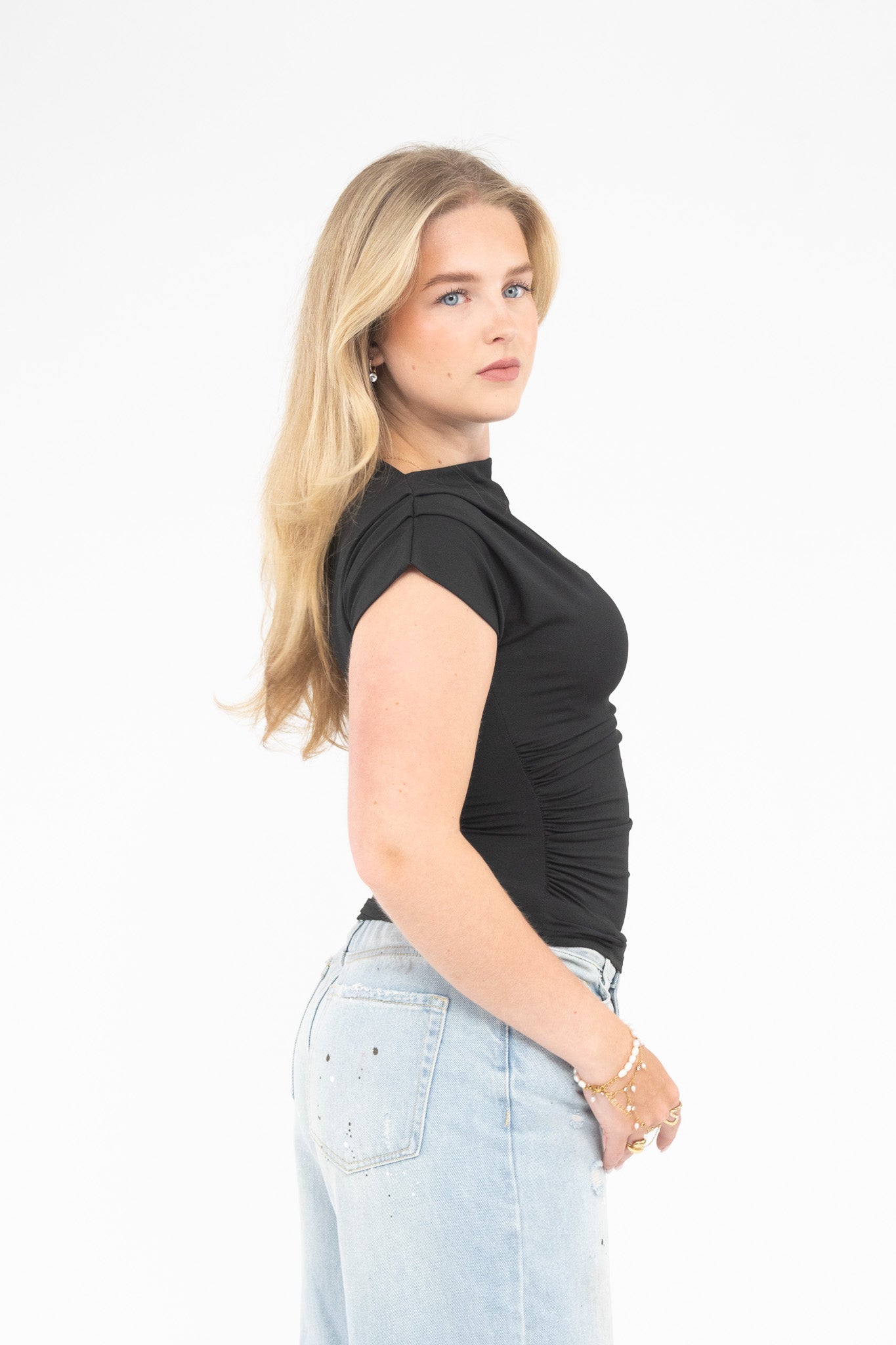 Fitted Ruched Top