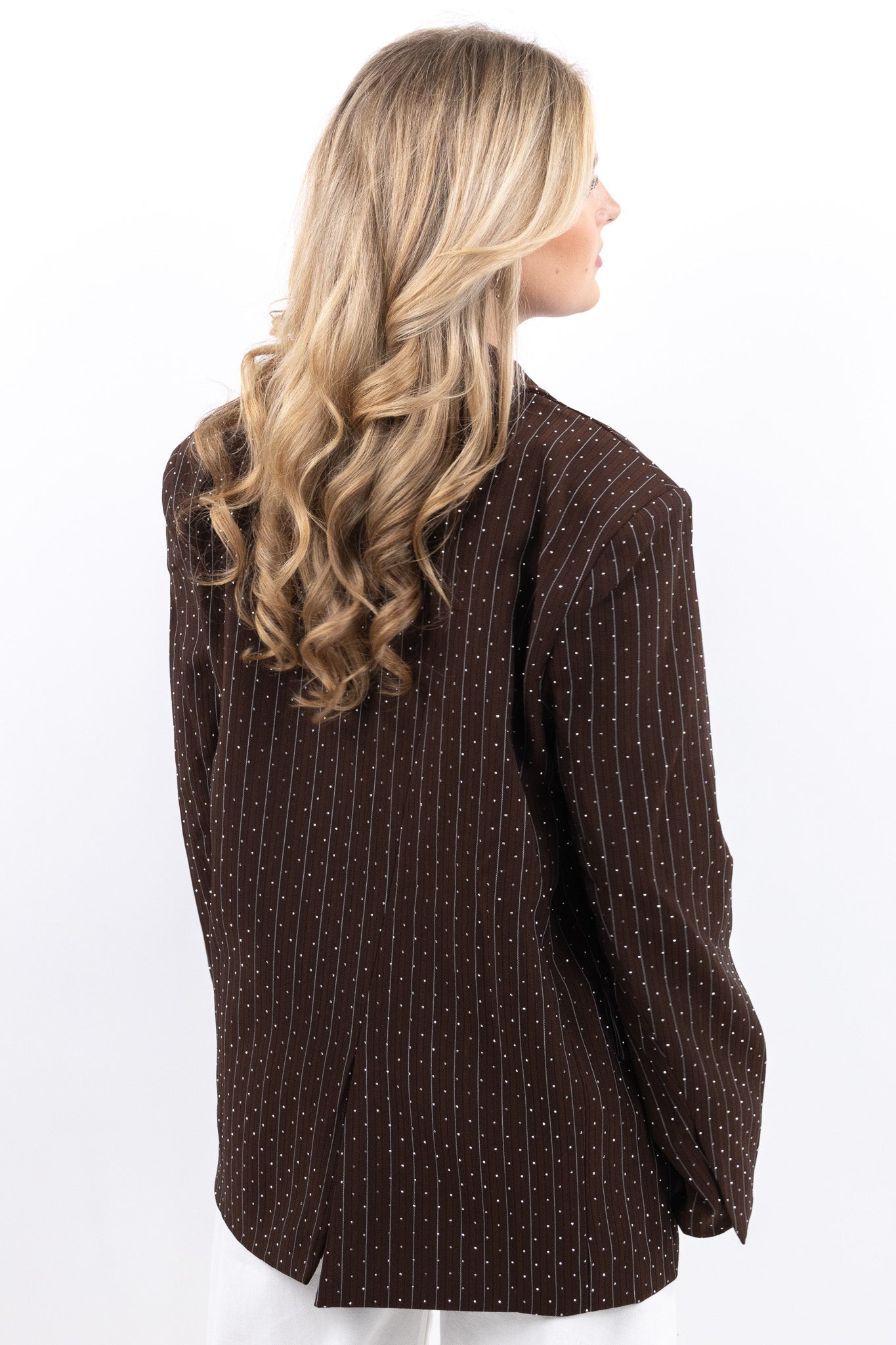 Espresso Glitter Blazer