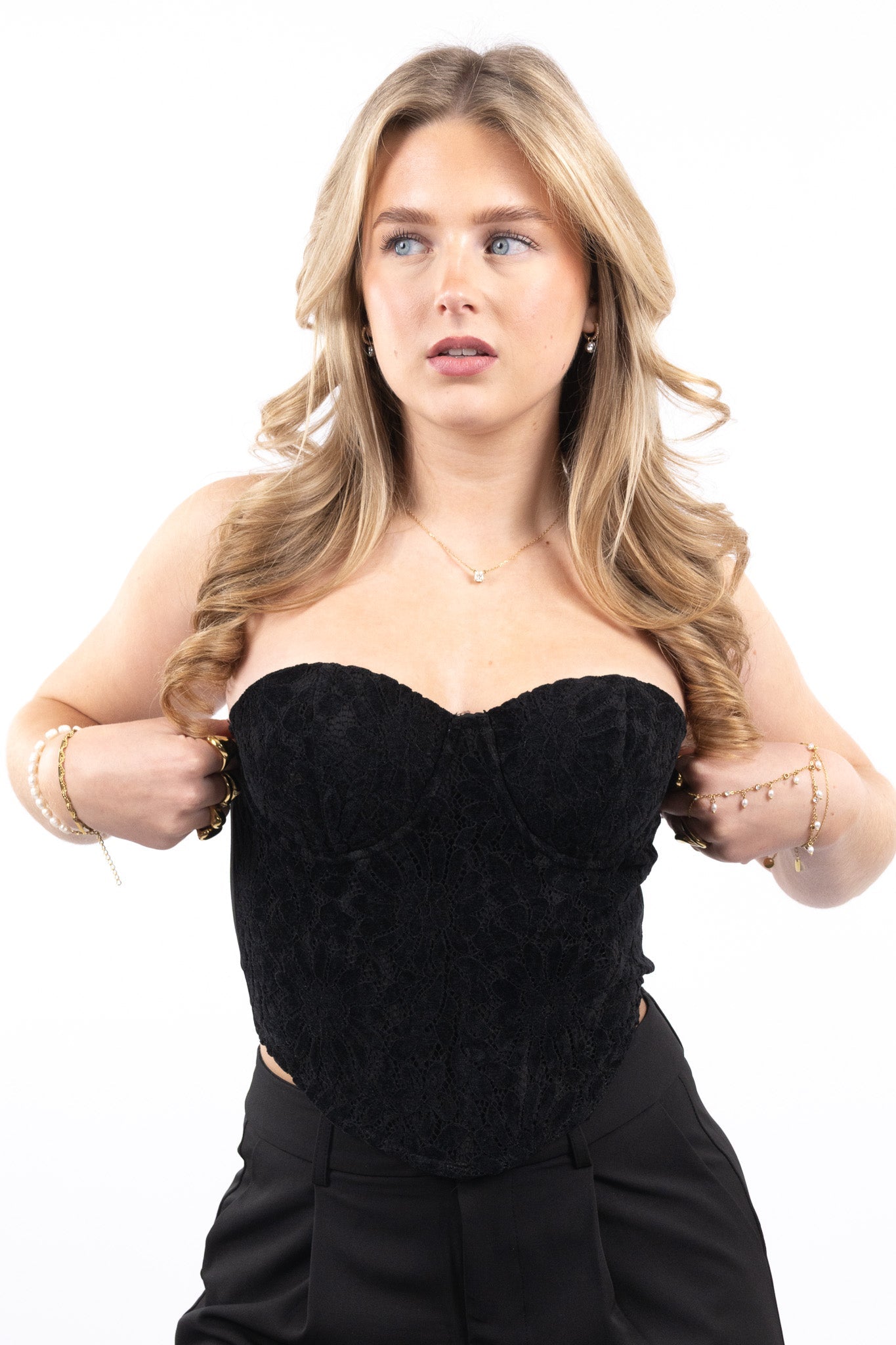 Velvet Romance Lace Corset